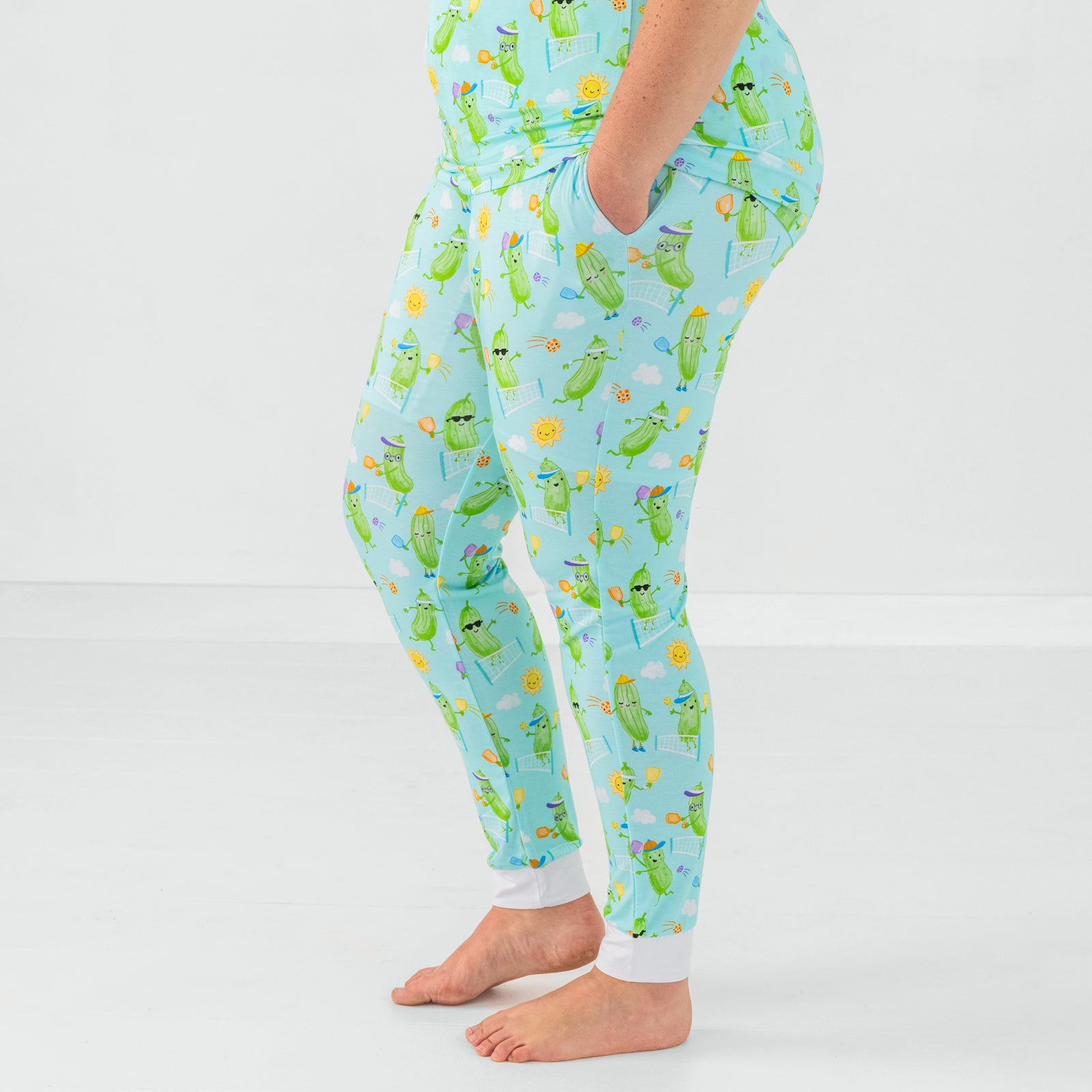 Pickle Power Women's Pajama Pants、mySite、g9winljtr