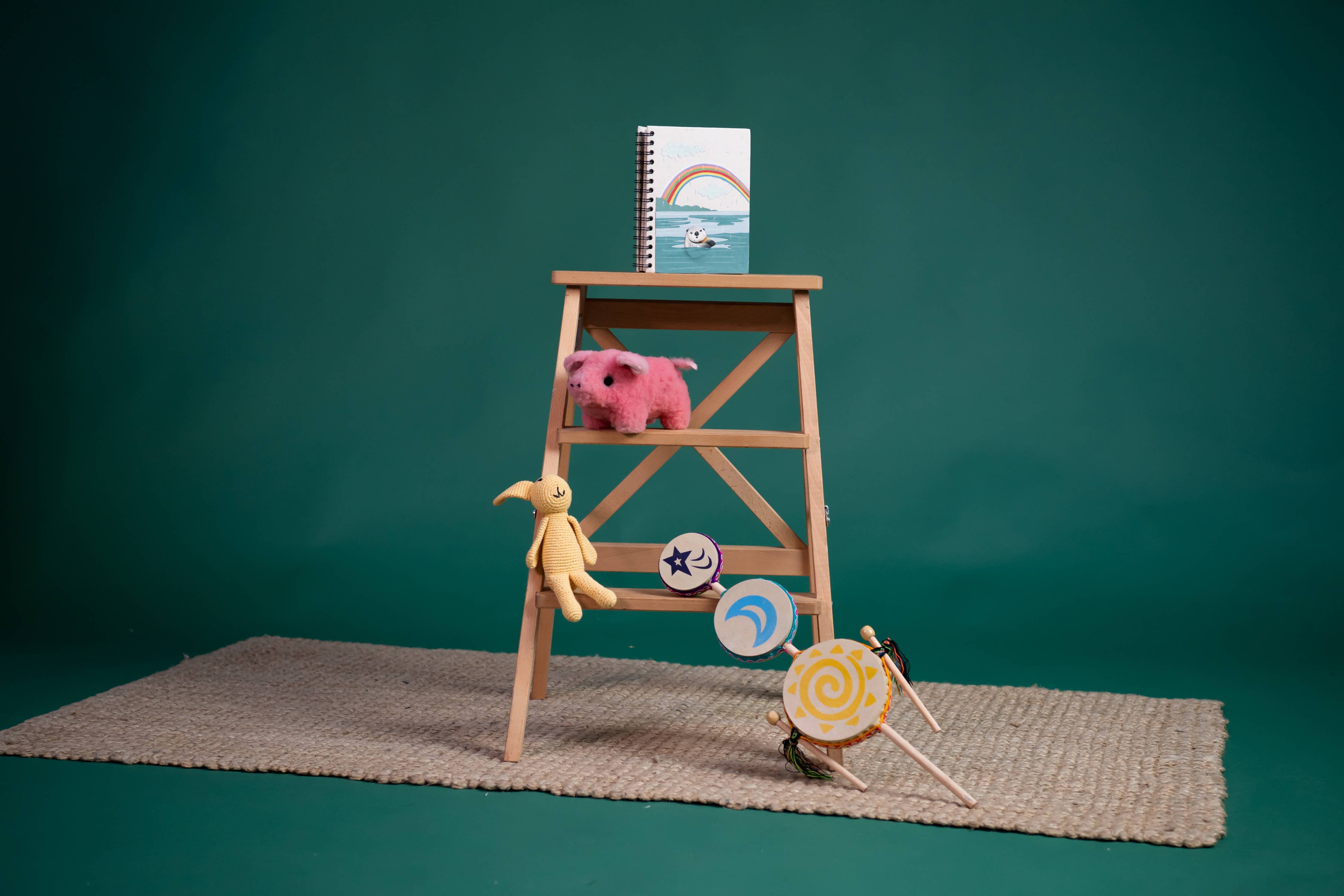 Pink Piggy Alpaca Fur Plush Piggy Handmade in Peru、mySite、g9winljtr