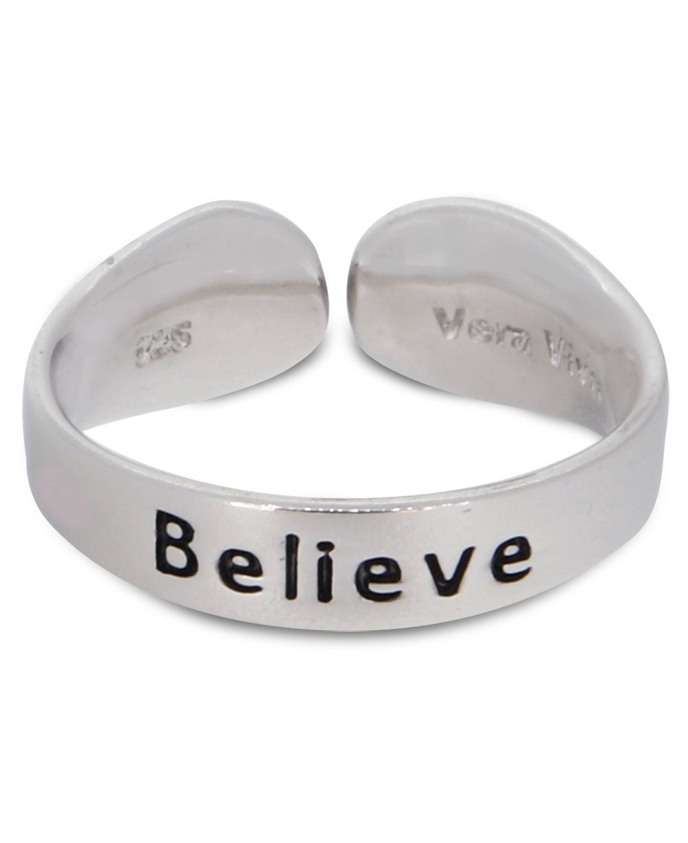 Believe Sterling Adjustable Dandelion Ring、mySite、topwebapps