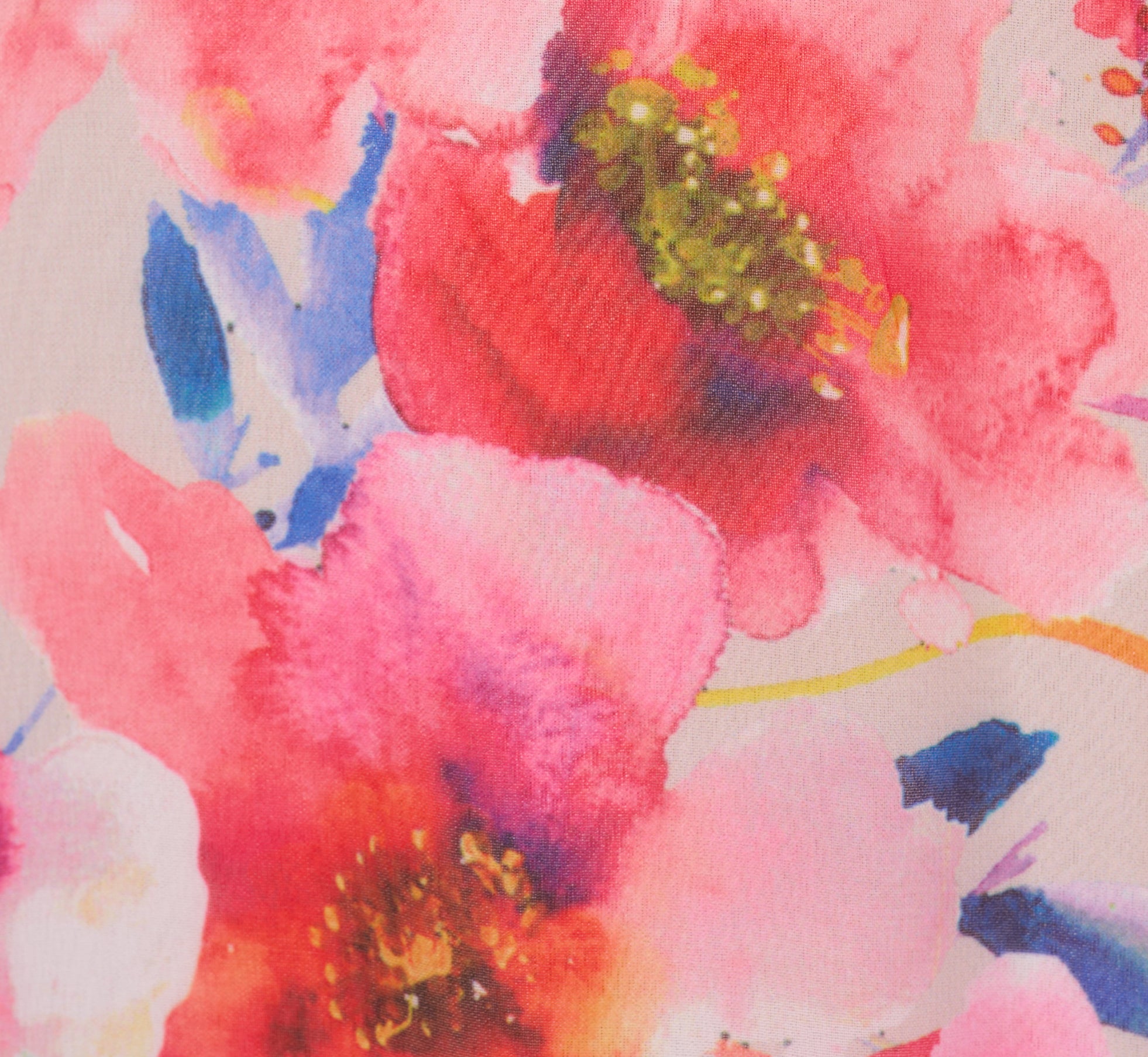 Sleeveless Floral Chiffon Halter Dress With Tie Waist In Ivory Multi、mySite、solidvoid