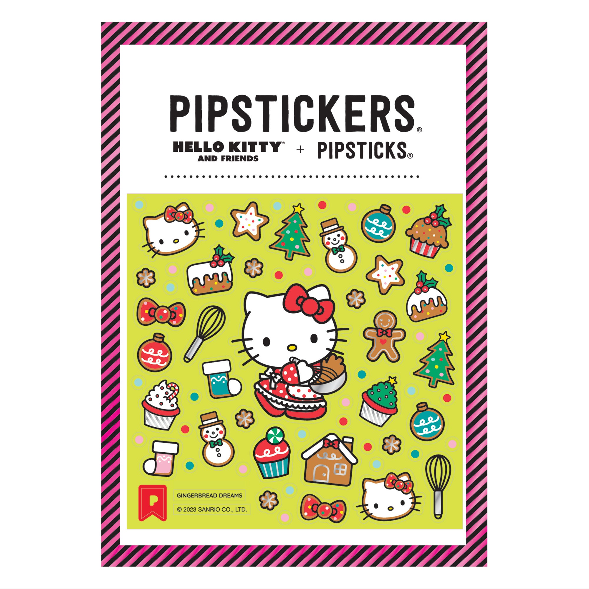  Hello Kitty Gingerbread Dreams Stickers、mySite、ghnorth