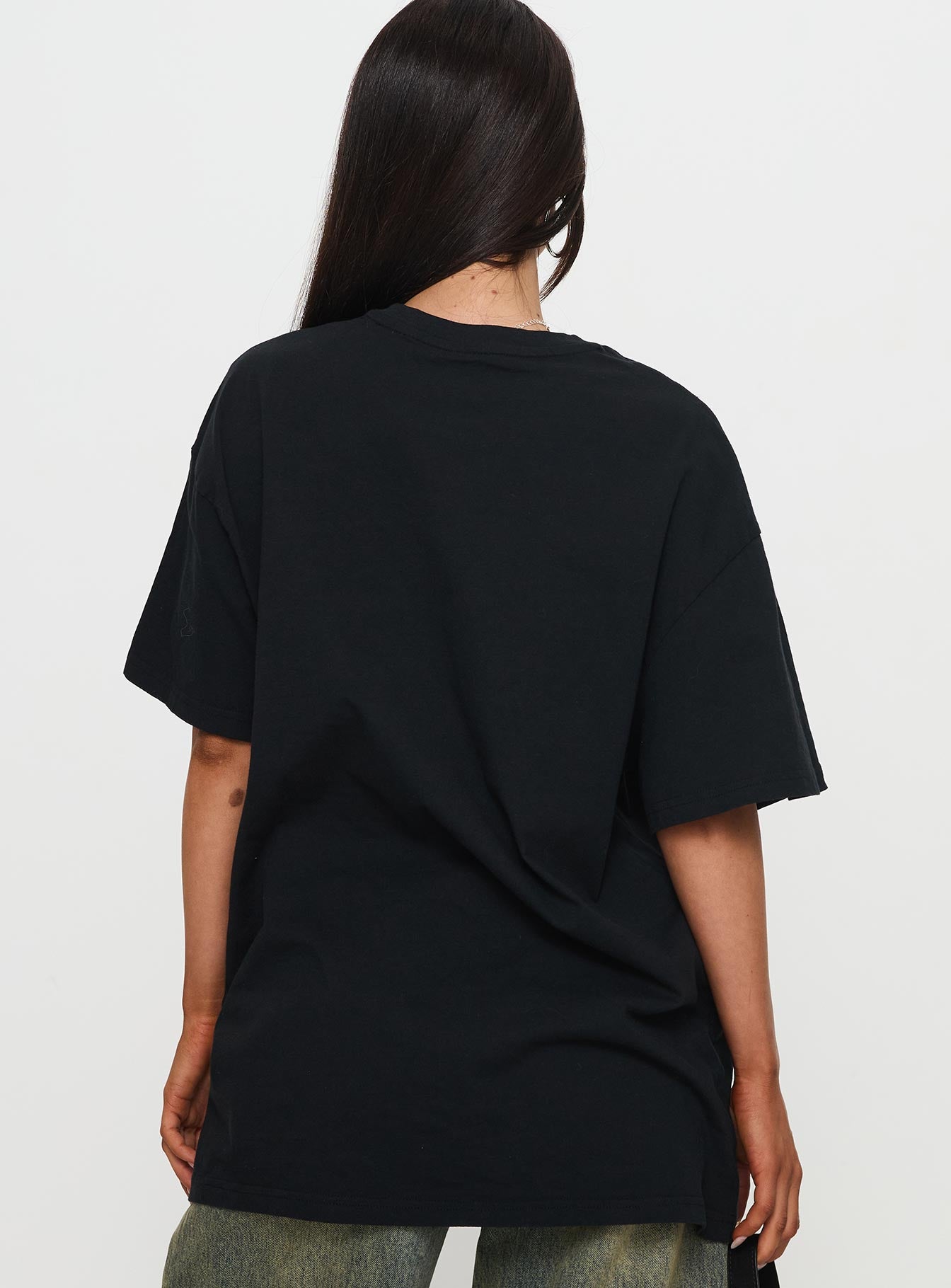 Cocktail Hour Oversized Tee Black、mySite、solidvoid