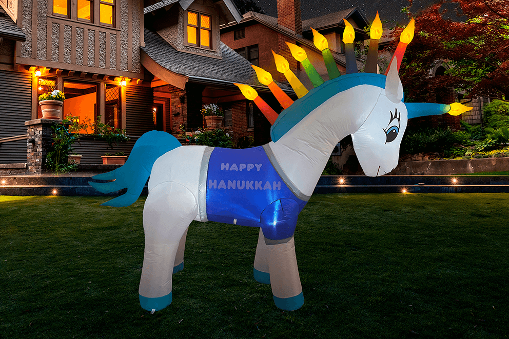 Unikkah the Hanukkah Unicorn Inflatable、mySite、topwebapps