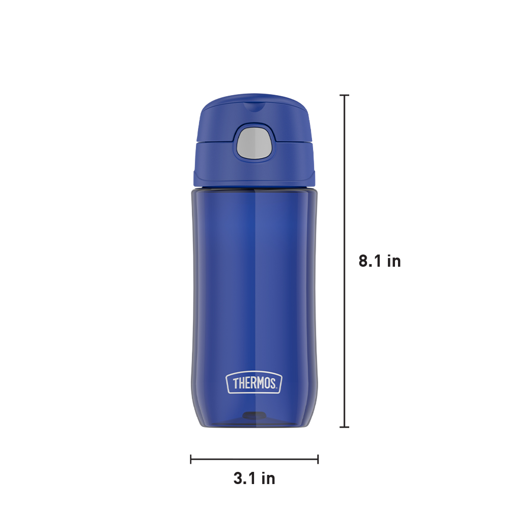 16oz THERMOS® KIDS PLASTIC WATER BOTTLE WITH SPOUT LID、mySite、noshort