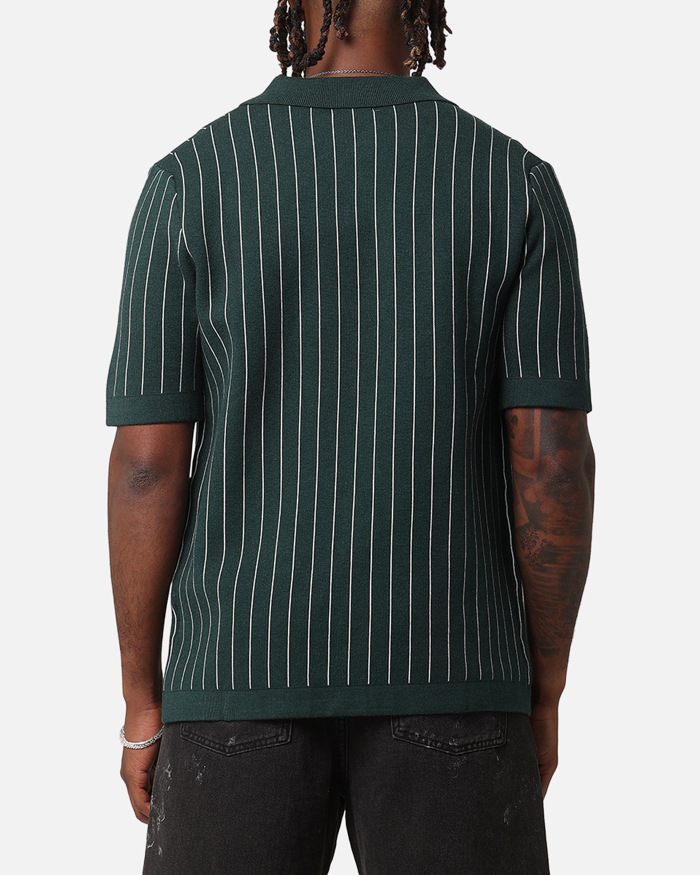 XXIII Nicholas Knit Button Up Shirt Green/White、mySite、zt4zffjzw