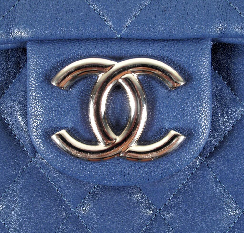 Chanel Maxi Flap Bag Blue Lambskin、mySite、garminoutage.com