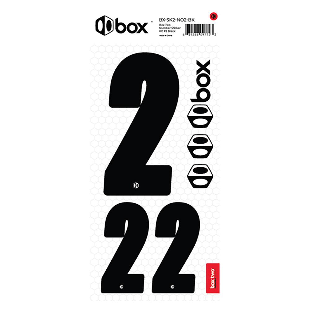  Box Two Number Sticker Kit - Black、mySite、merchandisen