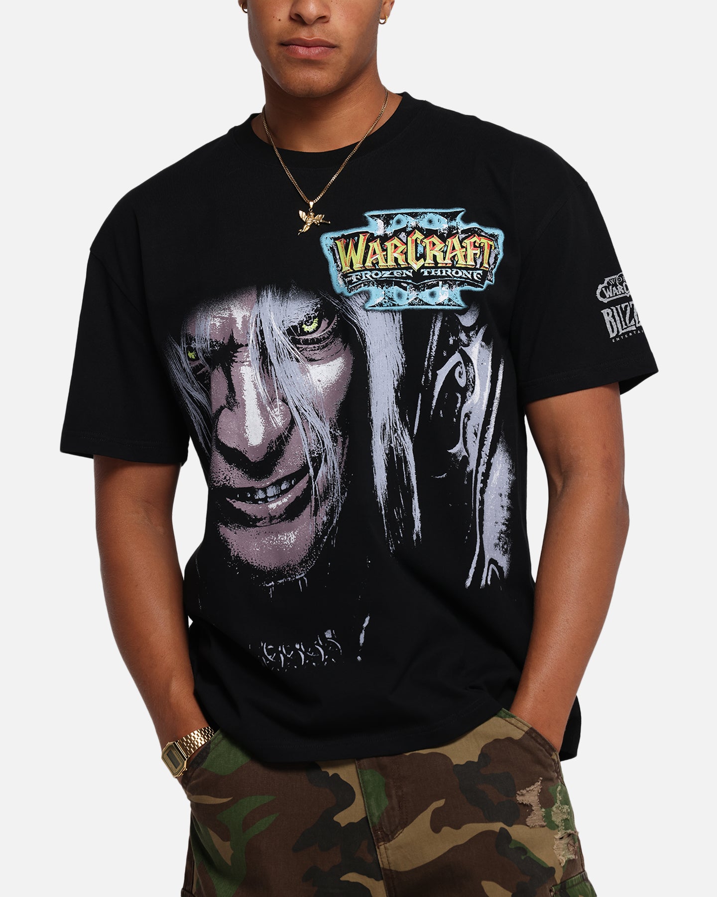 American Thrift X Warcraft III: The Frozen Throne Heavy T-Shirt Black、mySite、zt4zffjzw