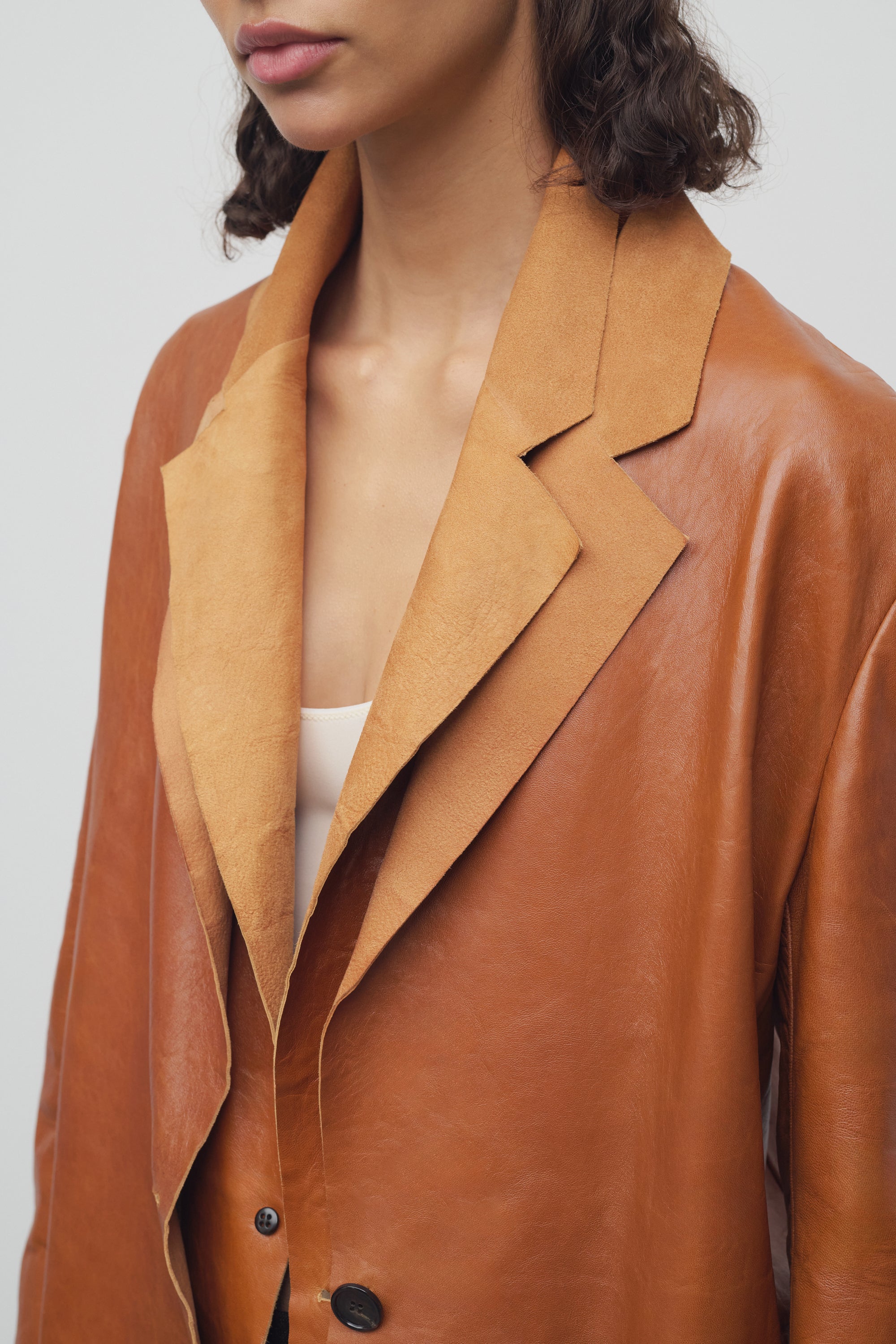 Lysandre Jacket in Leather、mySite、aoinhome