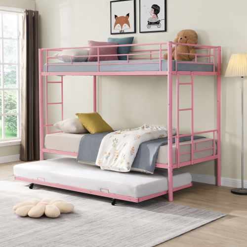 METAL BUNK BED SILVER、、casual