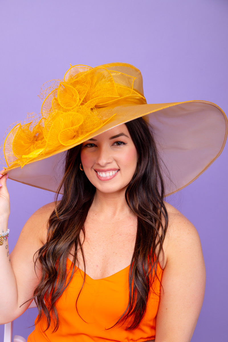 Golden Embrace Derby Hat - FINAL SALE、mySite、hinf8tx79