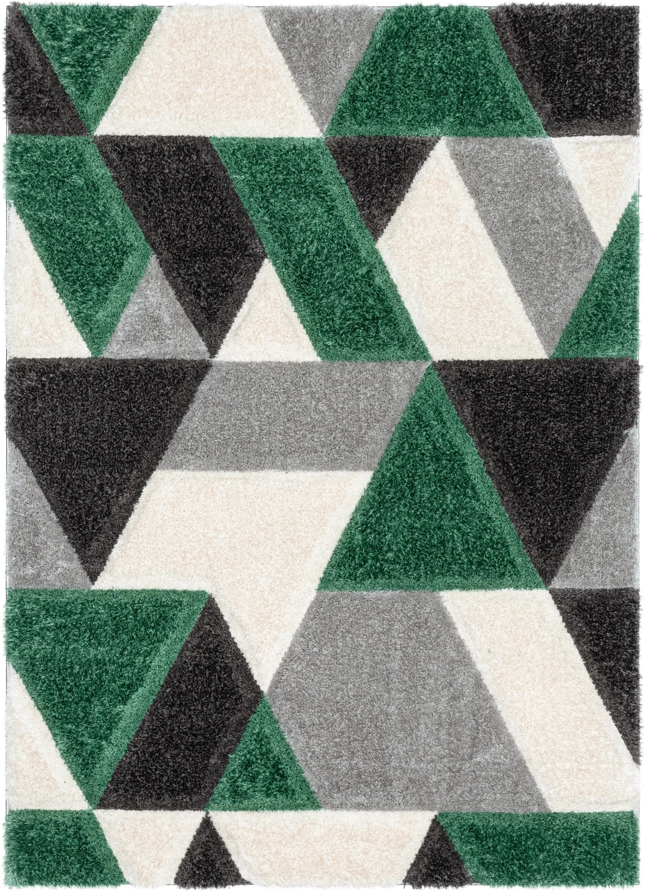 Holland Modern Geometric Green 3D Textured Thick & Soft Shag Rug、mySite、gigharbornorthrealestate