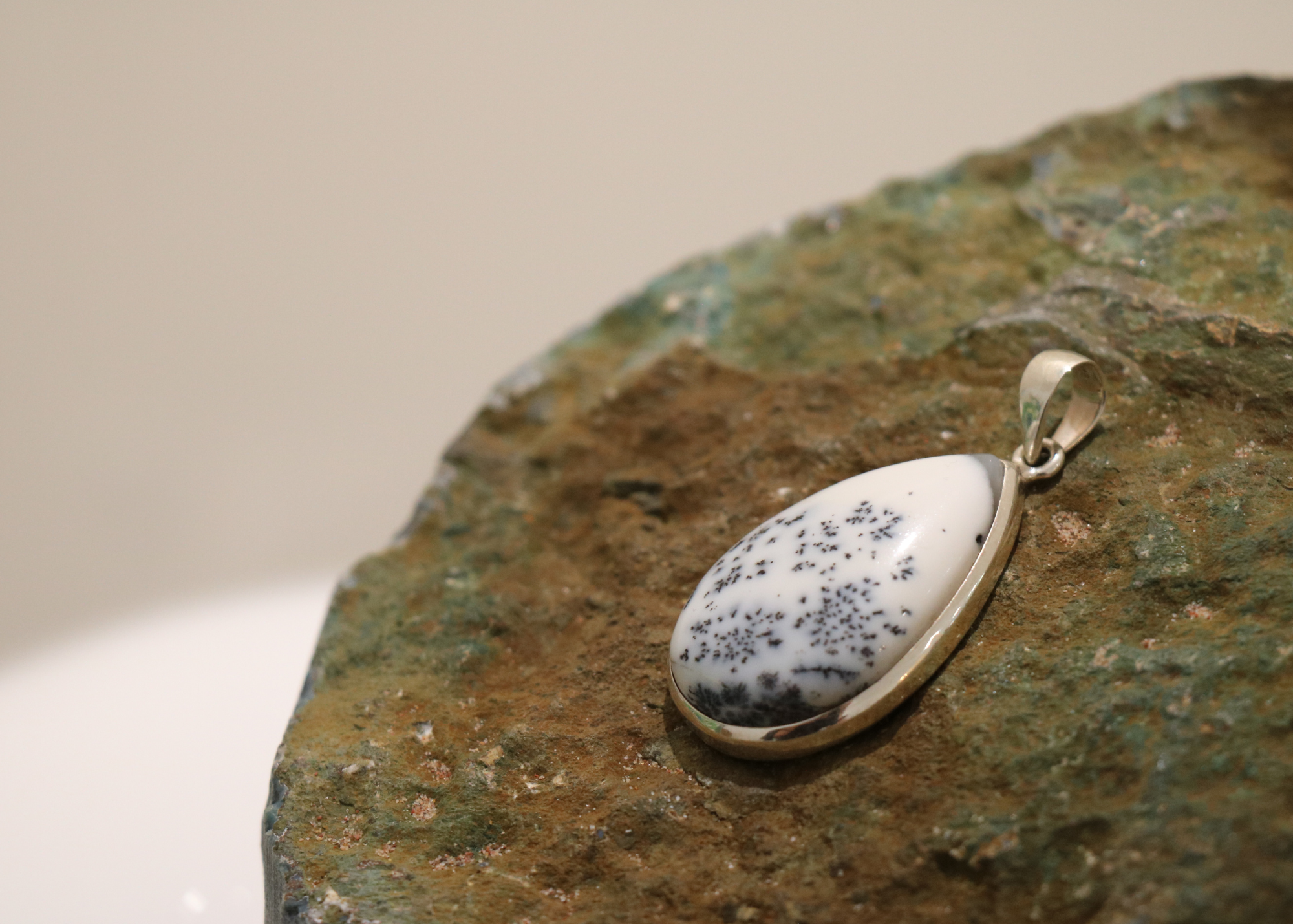 Tree Agate Pendant (Sterling Silver)、mySite、topwebapps