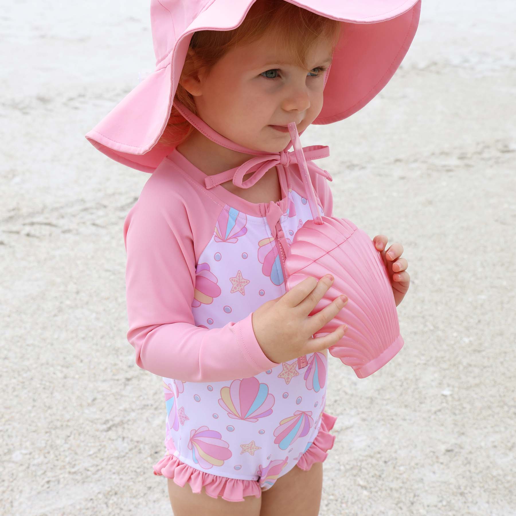  Long Sleeve Rash Guard with Front Zipper | Shell Yeah!、mySite、layawaytickets