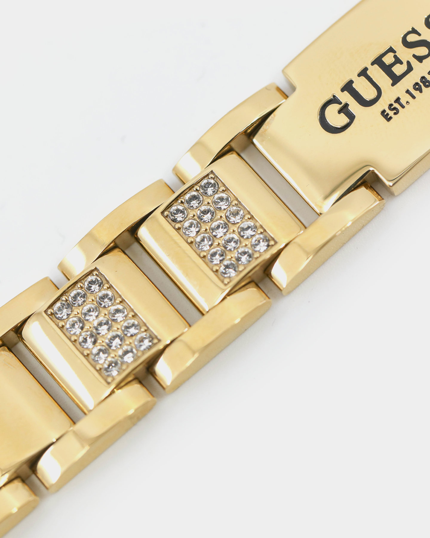 Guess Mainline 12mm Frontier Crystal Bracelet Gold、mySite、zt4zffjzw