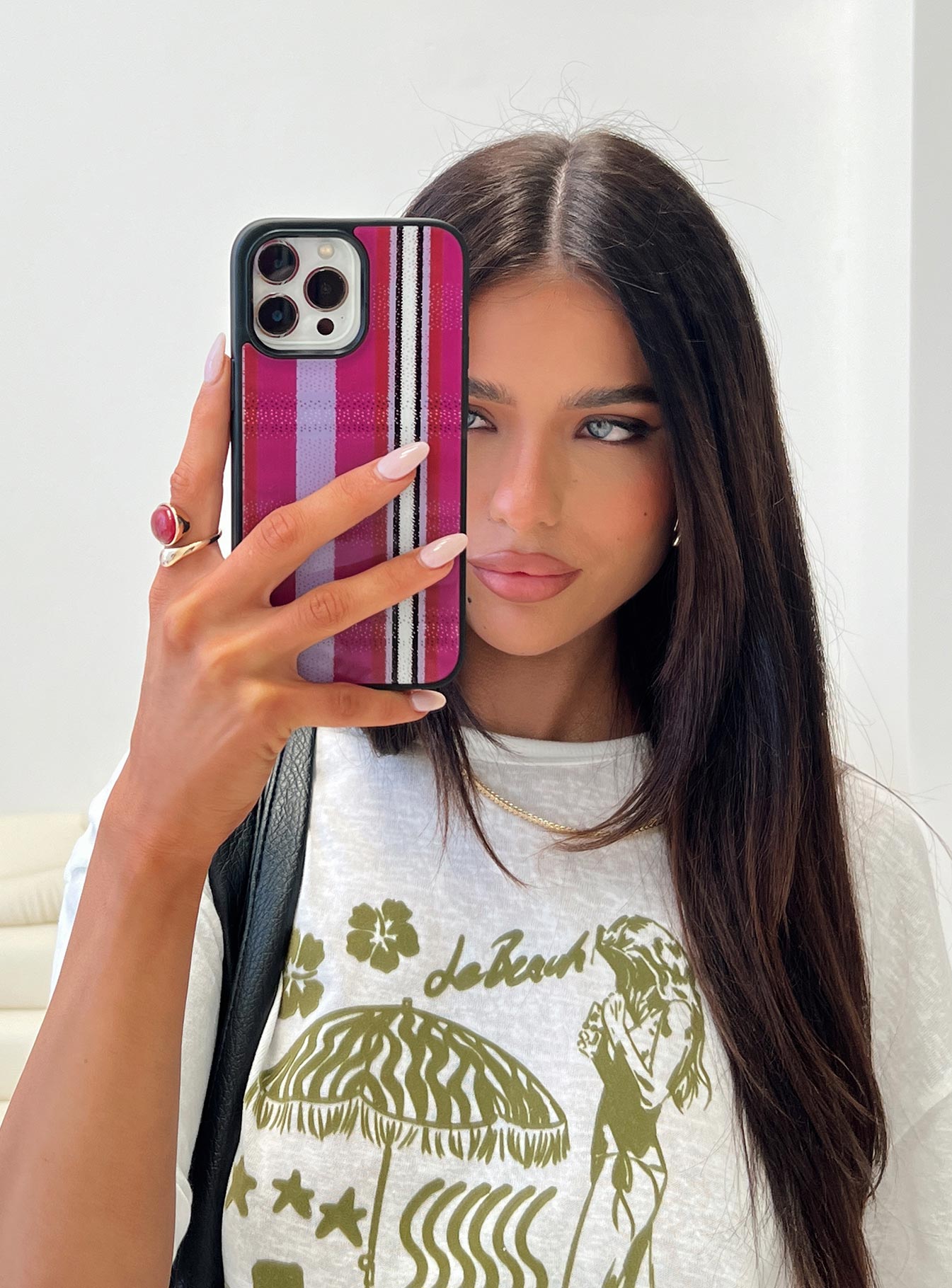 Carty Iphone Case Pink、mySite、solidvoid