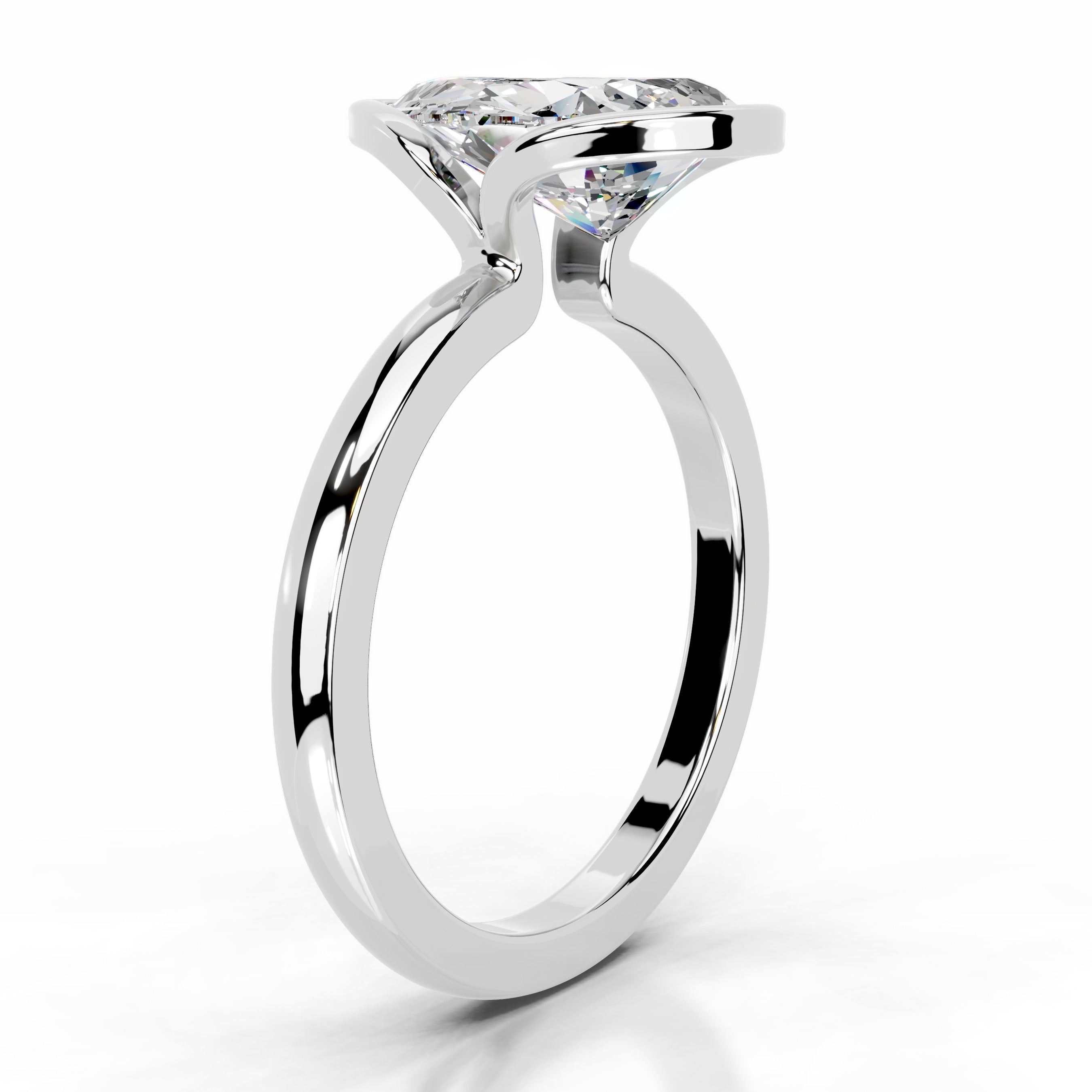 Thor Moissanite & Diamond Ring - 18K White Gold、mySite、hinf8tx79