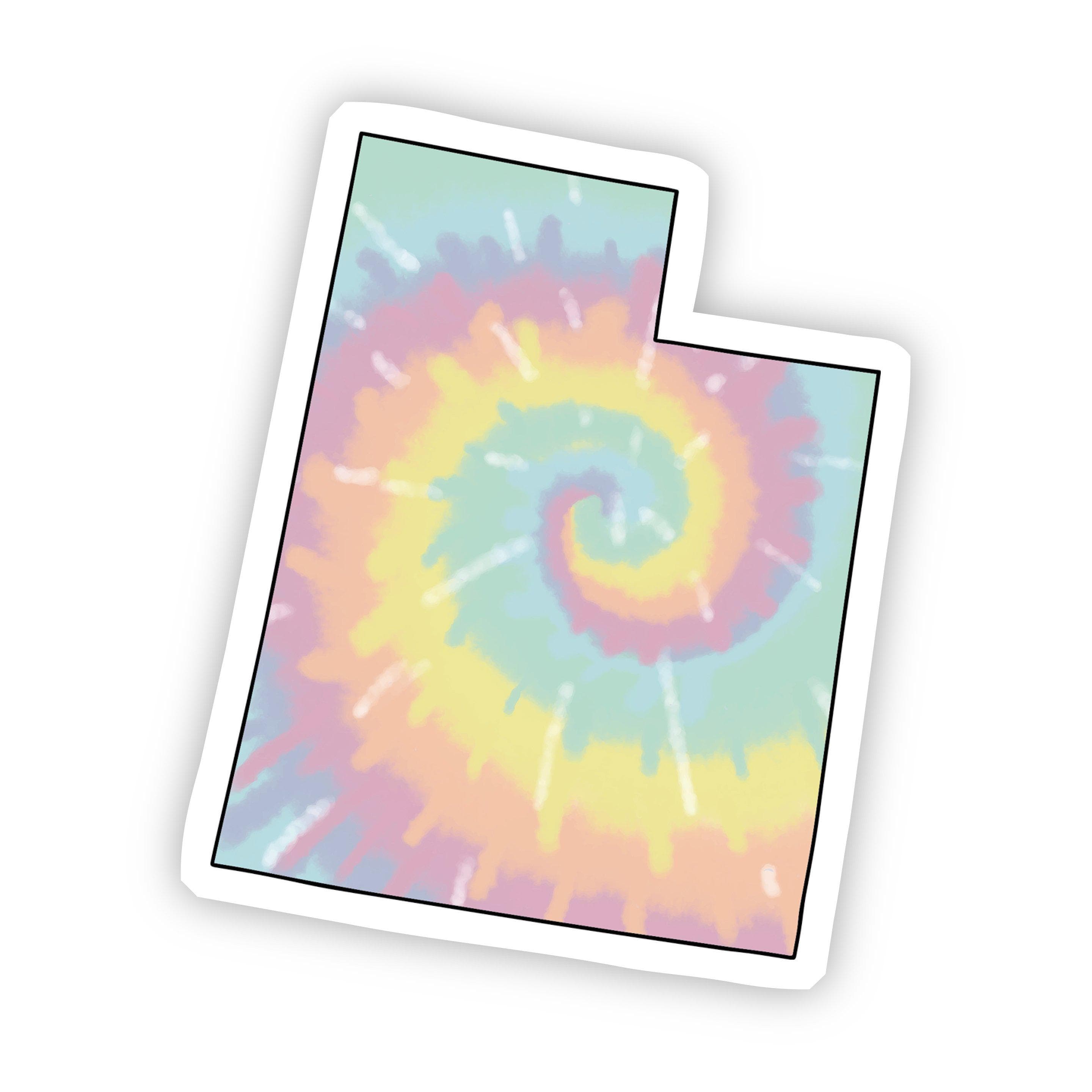  Utah Tie Dye Sticker、mySite、elrpsem3k