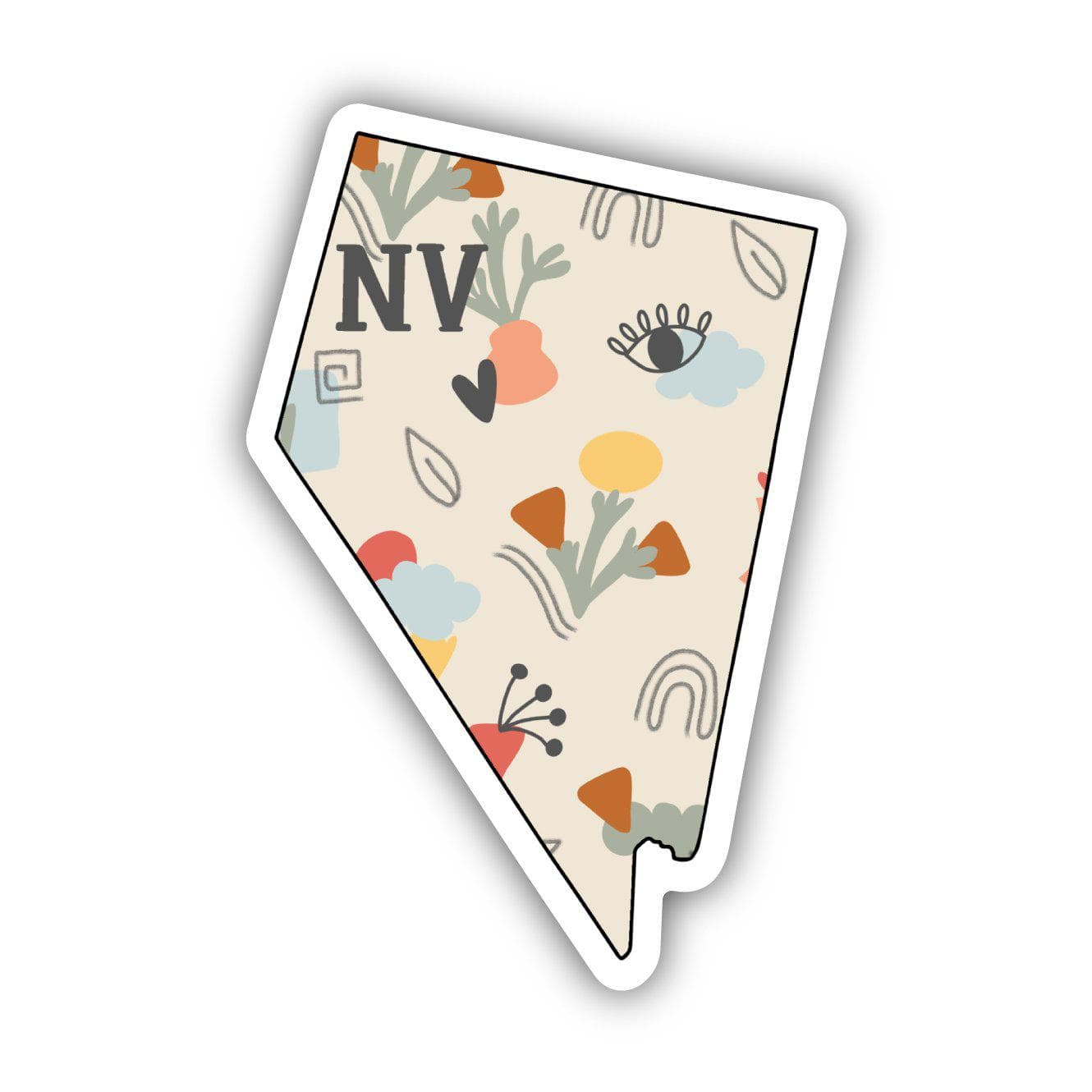  Nevada Abstract Pattern Sticker、mySite、elrpsem3k