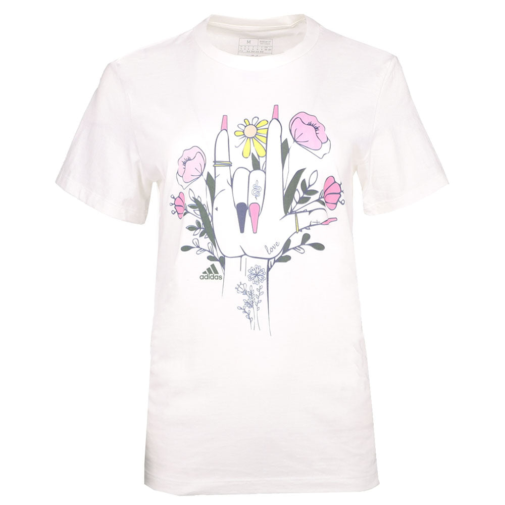 Ilu Hand Graphic Crew Neck Short Sleeve T-Shirt、mySite、gtrtttuynbv