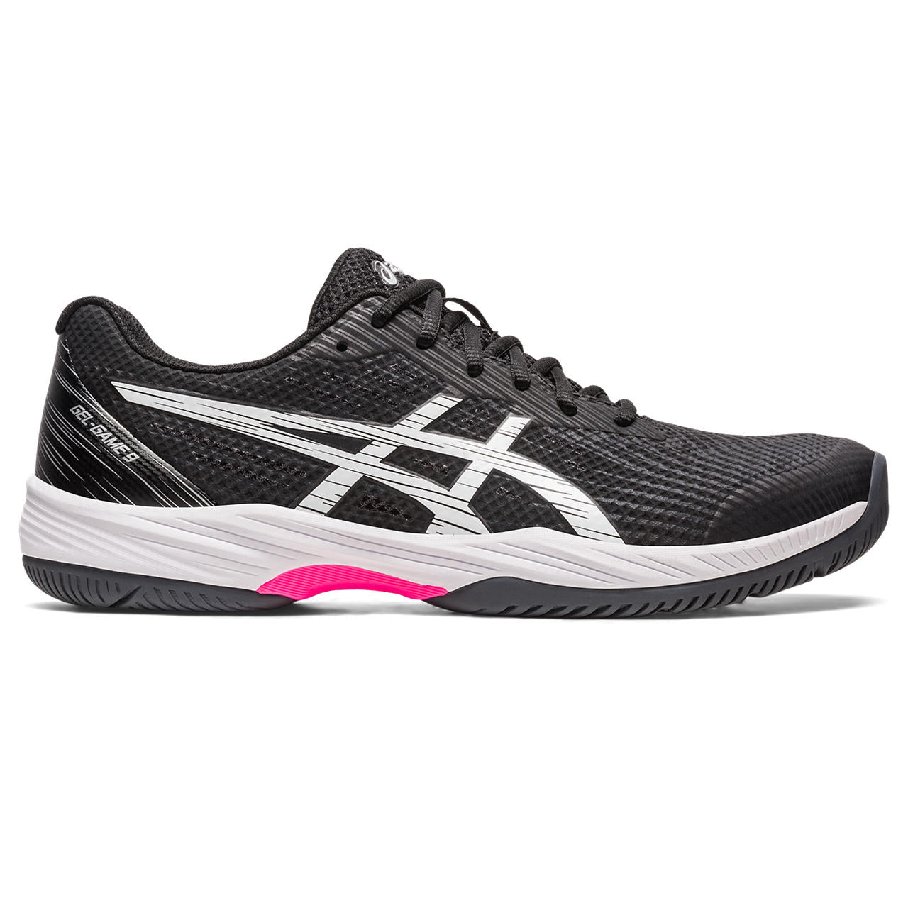 Asics Gel Game 9 Men's Tennis Shoe (Black/Pink)