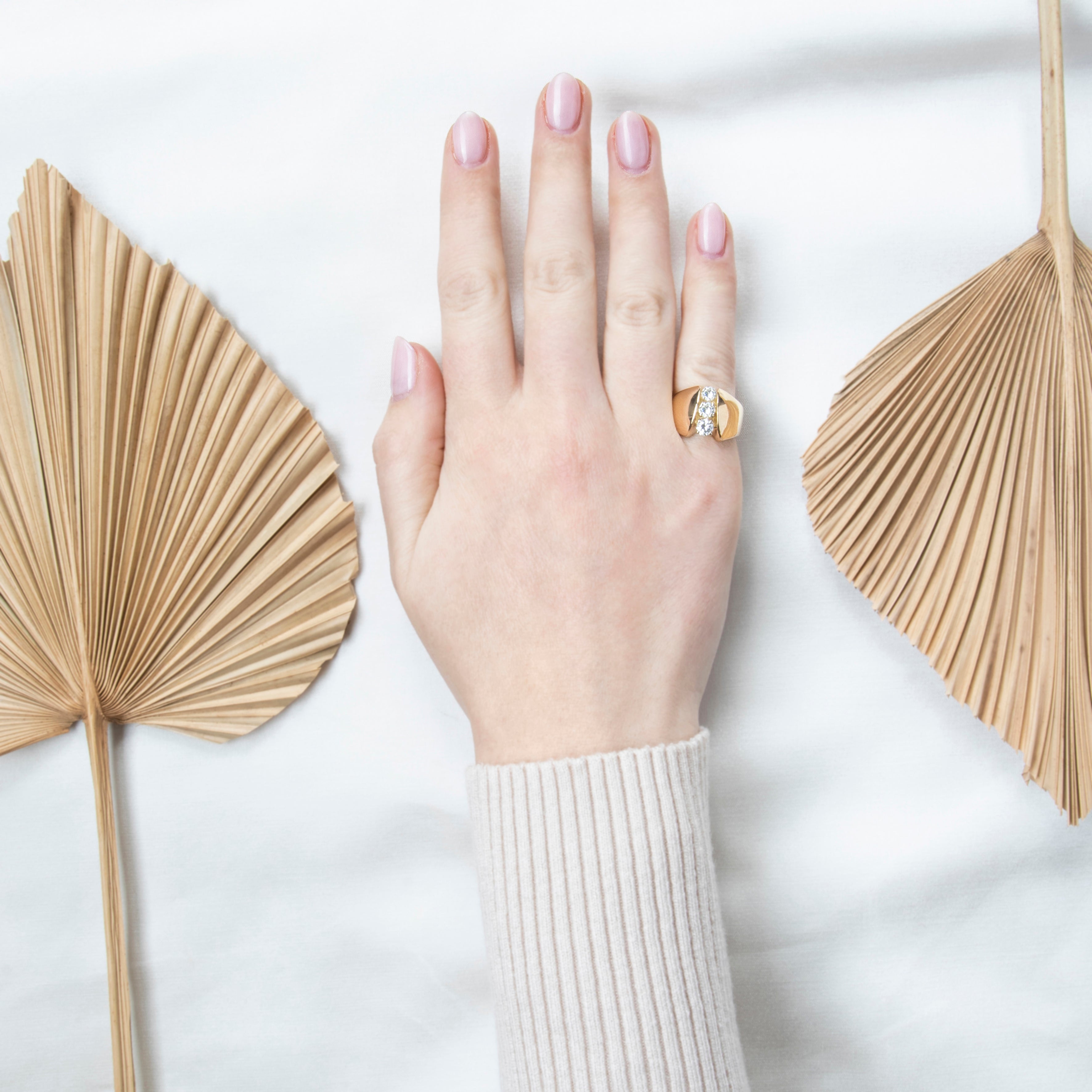 Vintage Heavy 14k Yellow Gold .645cttw Diamond Stoplight Brilliance Ring 5.75、mySite、hinf8tx79