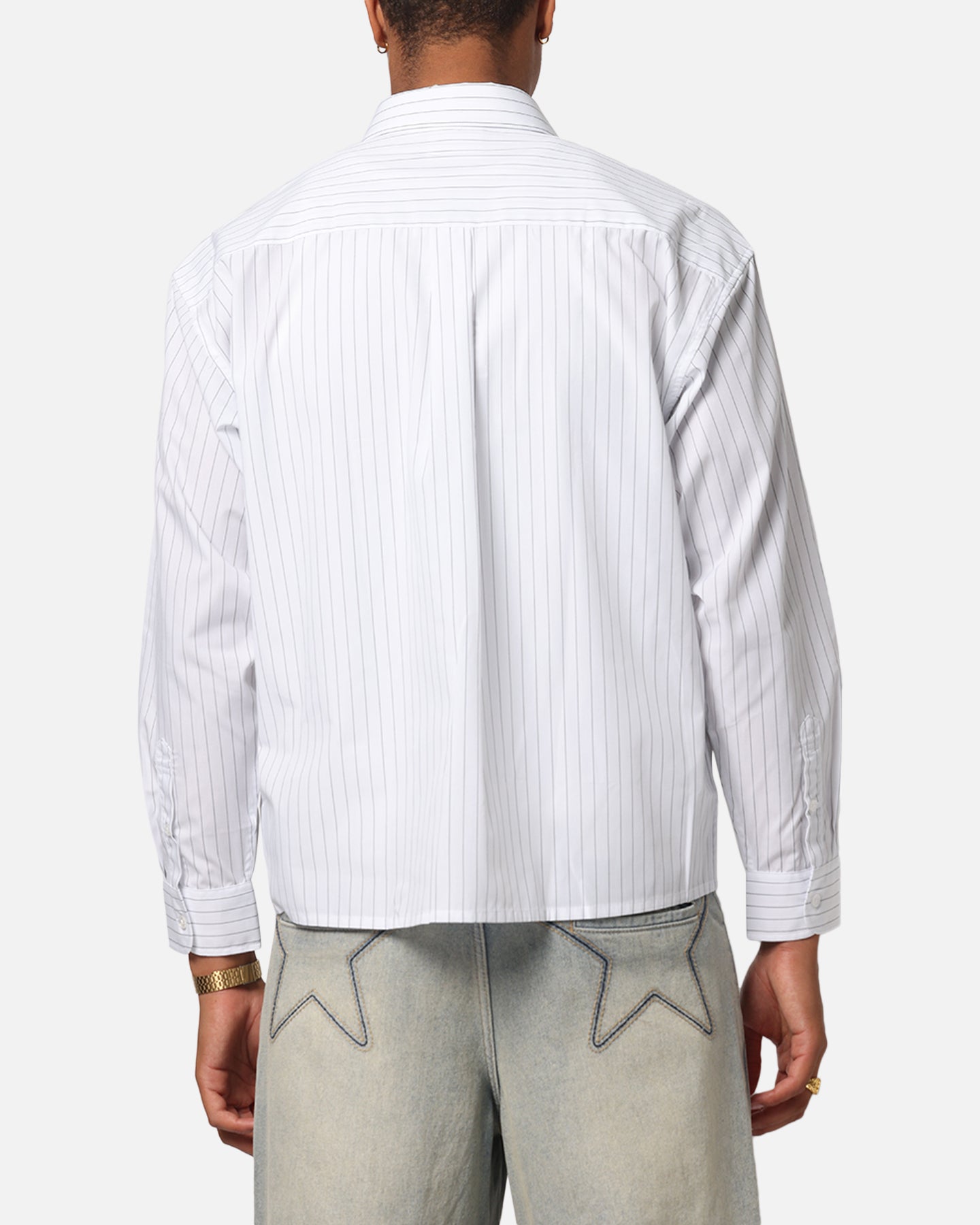 Majestic Athletic New York Yankees Pinstripe Button Up Shirt Optic White、mySite、zt4zffjzw