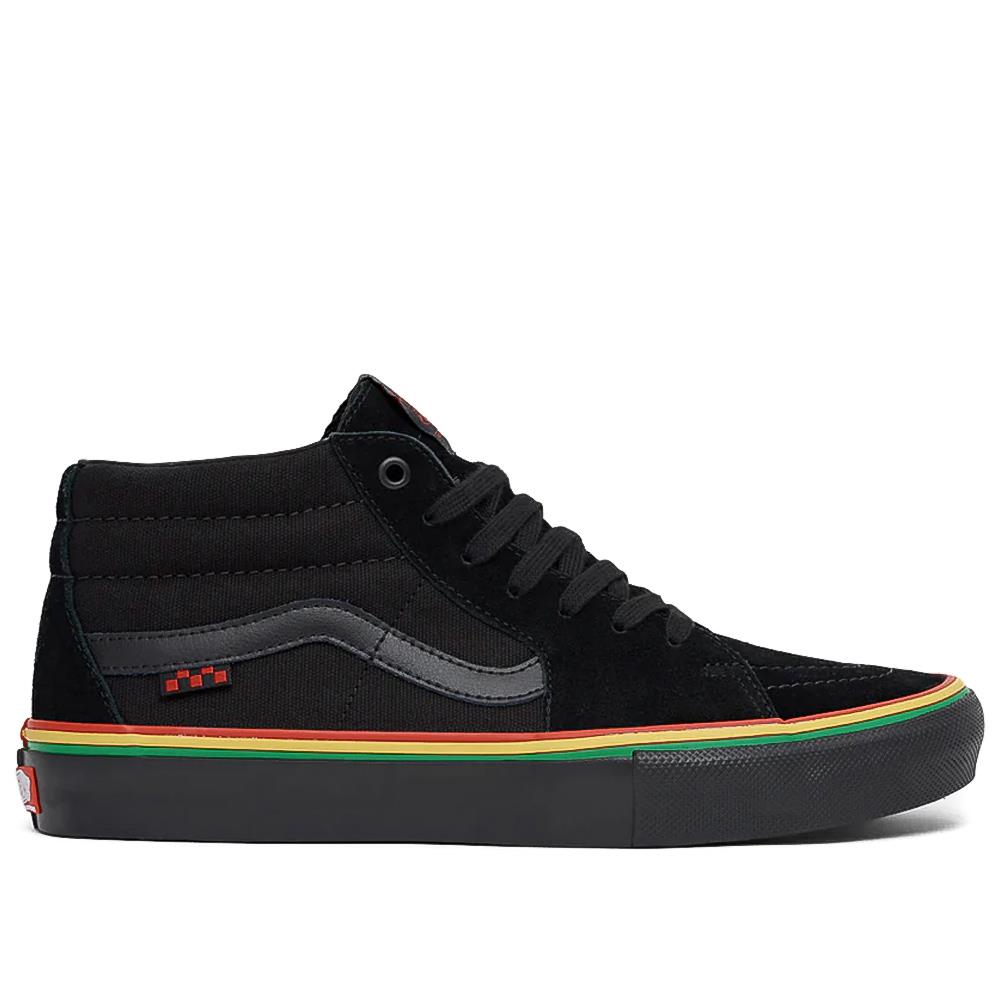  Vans Skate Grosso Mid - Rasta Black、mySite、merchandisen