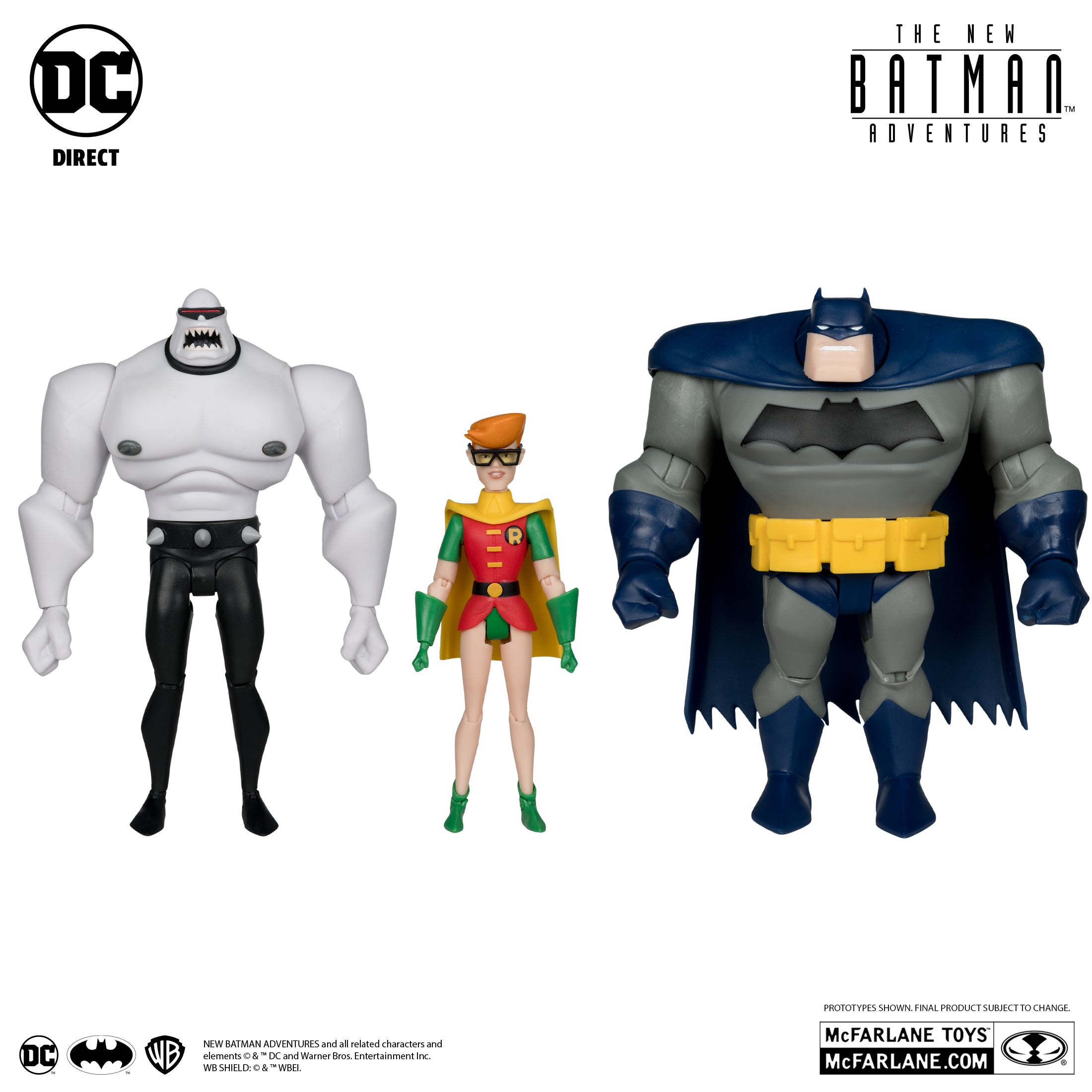 DC Direct New Batman Adventures Batman, Mutant Leader & Robin 3-Pack (Legends of The Dark Knight)、mySite、hgirdovlk