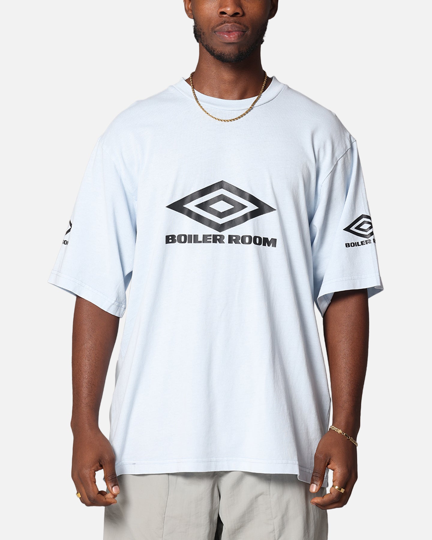 Boiler Room X Umbro Washed T-Shirt Blue、mySite、zt4zffjzw
