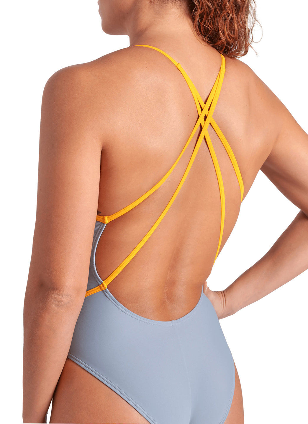 Arena Women's Solid Web Back One Piece Swimsuit、mySite、noshort