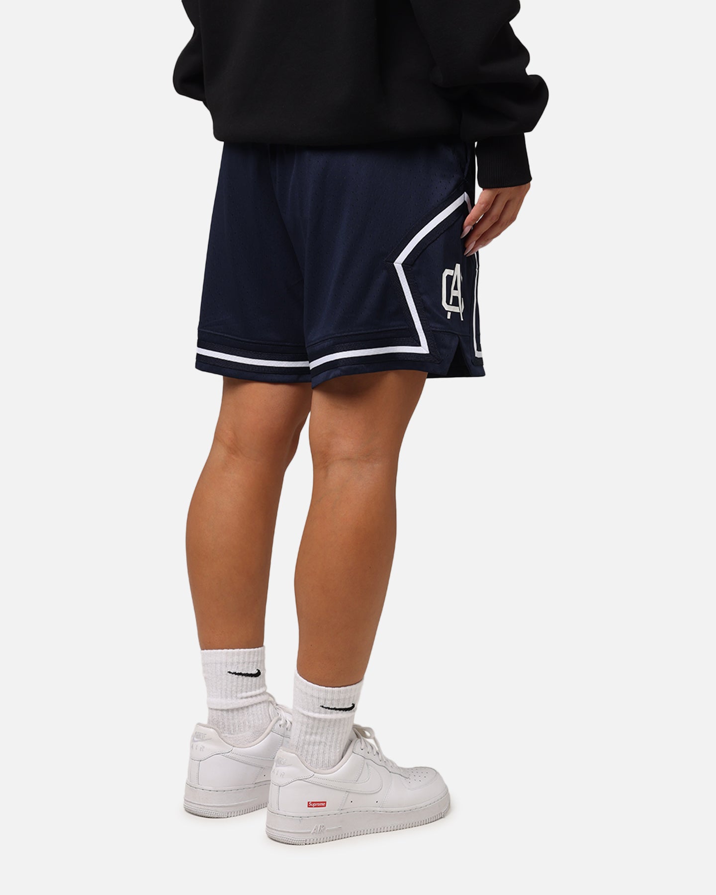 Carre Fold Mesh Basketball Shorts Navy/White、mySite、zt4zffjzw