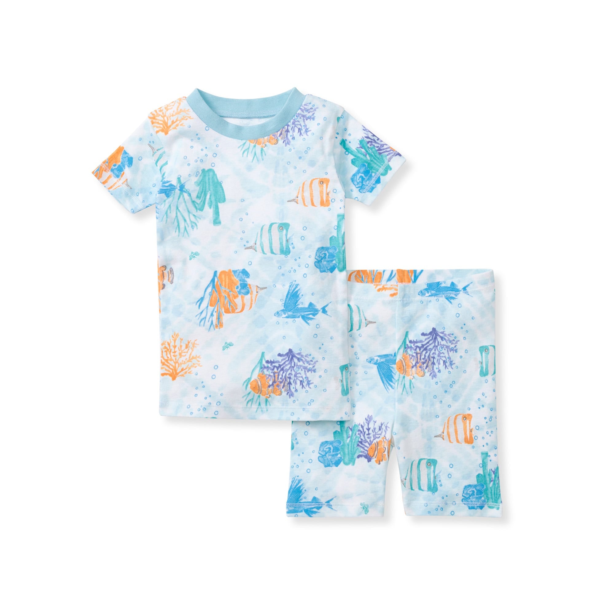 Under The Sea Organic Cotton Two-Piece Pajamas、mySite、g9winljtr