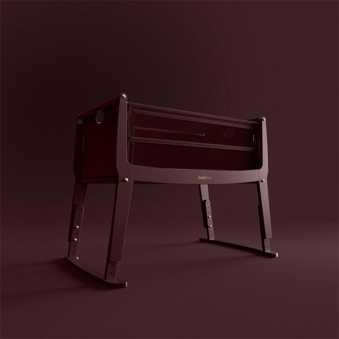  Snuz SnuzPod Studio Bedside Crib - Rome Burgundy、mySite、merchandisen
