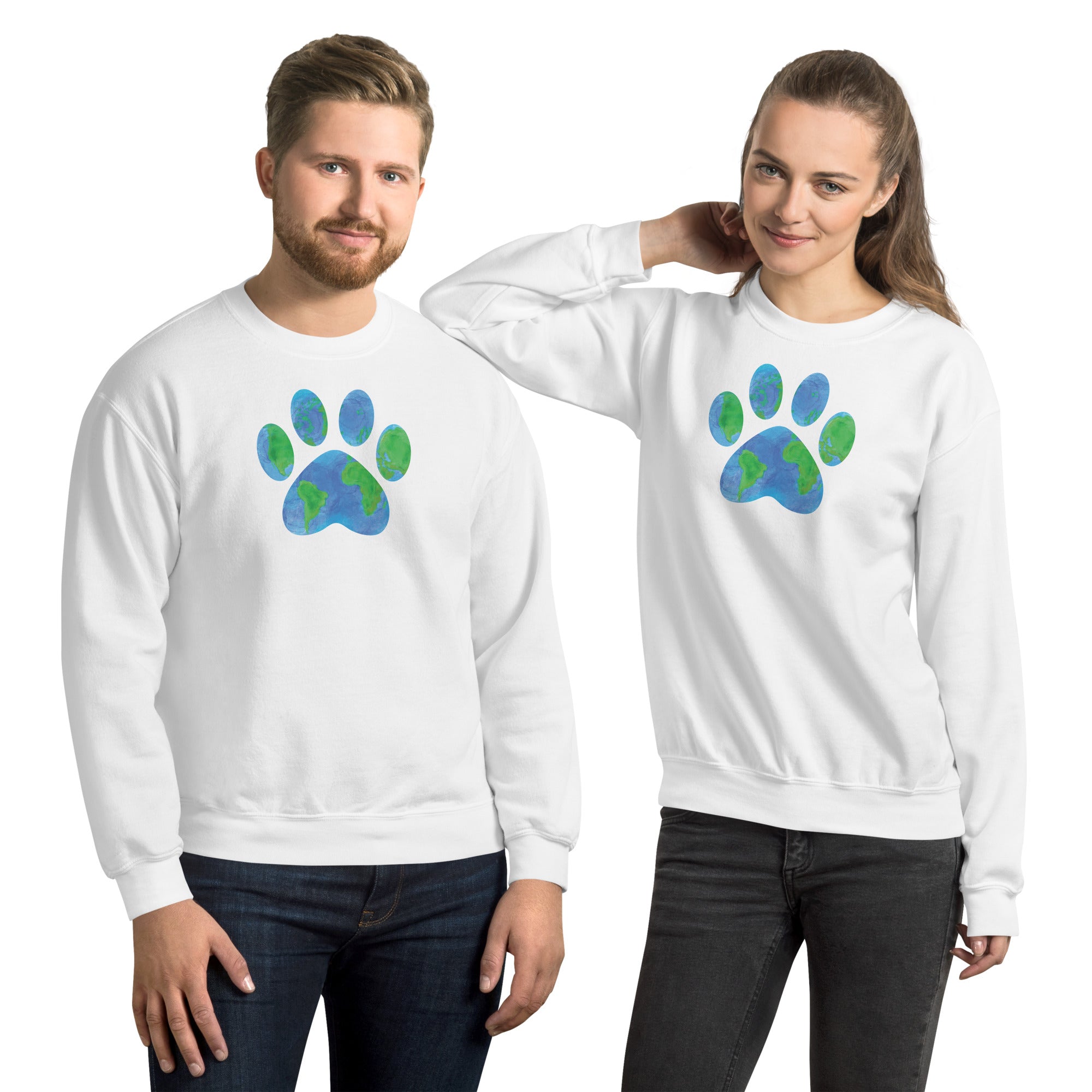 Earth Paw Crewneck Sweatshirt、mySite、camillekostekn