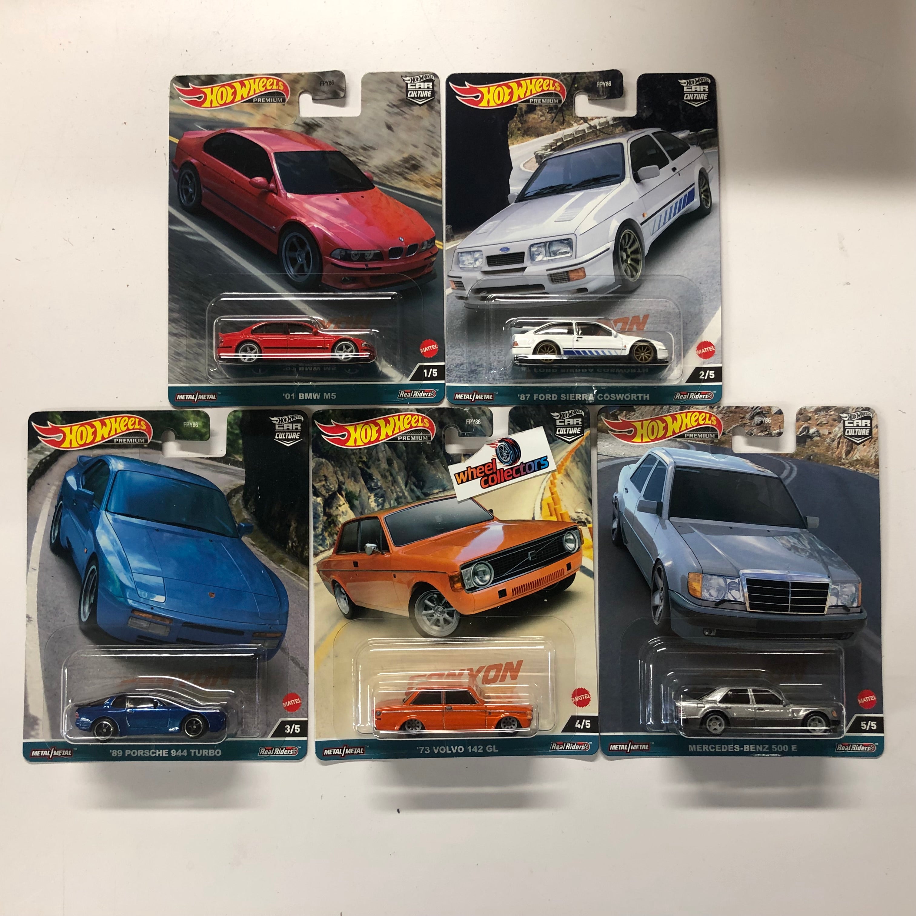 Canyon Warriors Complete 5 Car Set * 2023 Hot Wheels Car Culture Case C、mySite、hgirdovlk