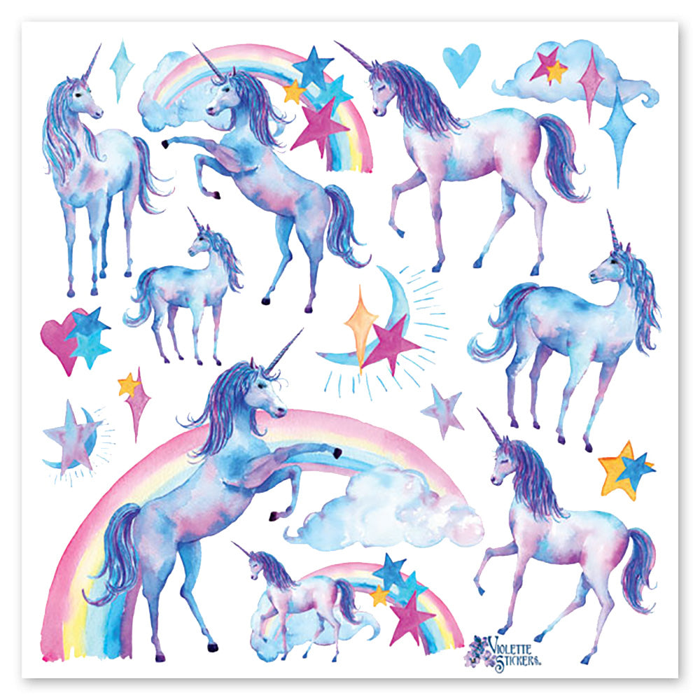  Blue Unicorn Stickers、mySite、ghnorth