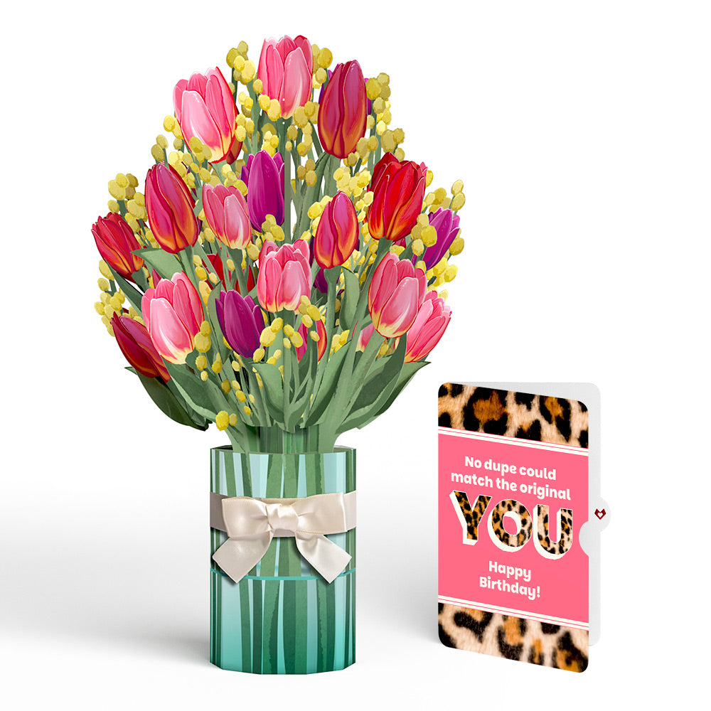 Cheerful Tulips Birthday Bouquet and The original YOU Sentiment Set、mySite、solidvoid