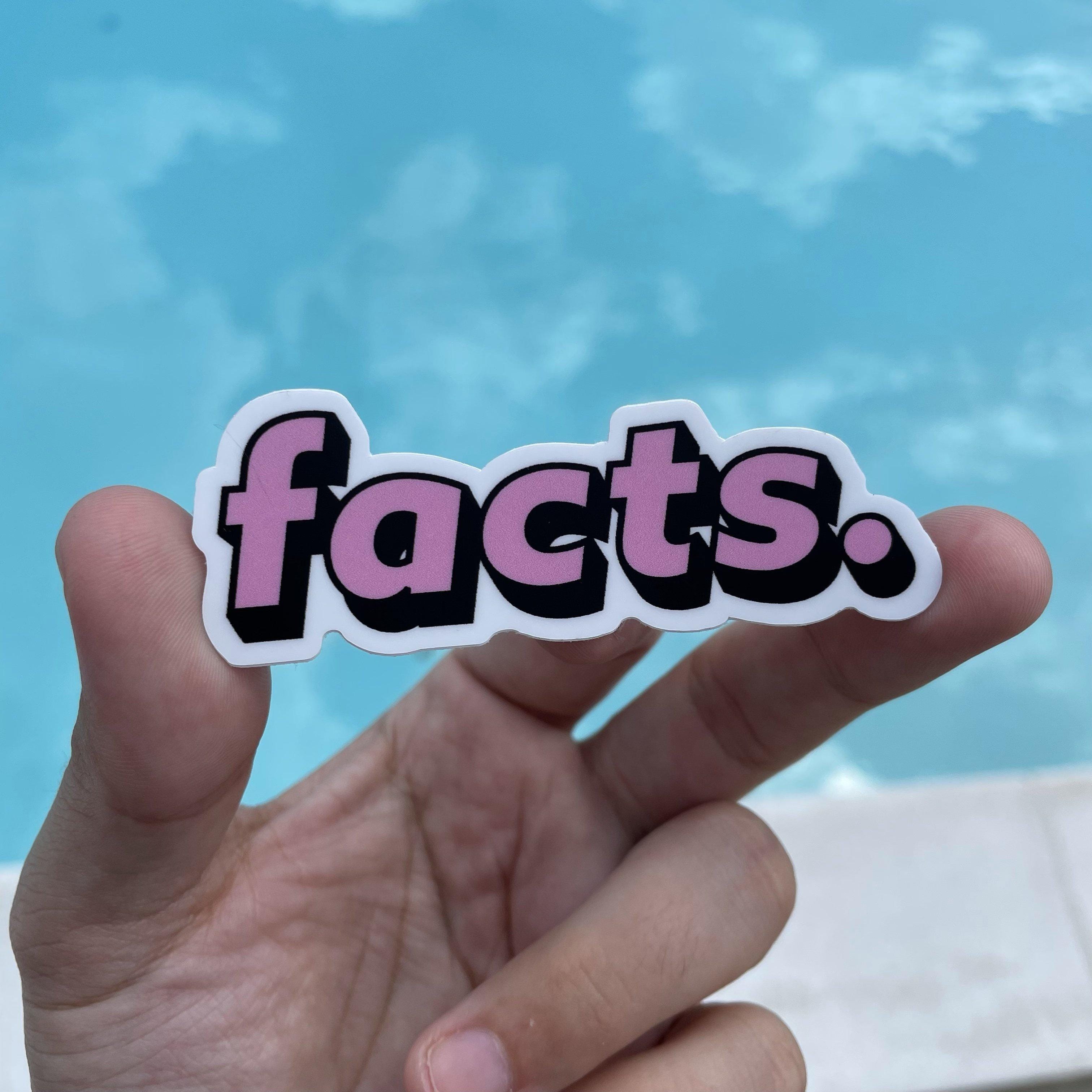  Facts. Italics Pink Aesthetic Sticker、mySite、elrpsem3k