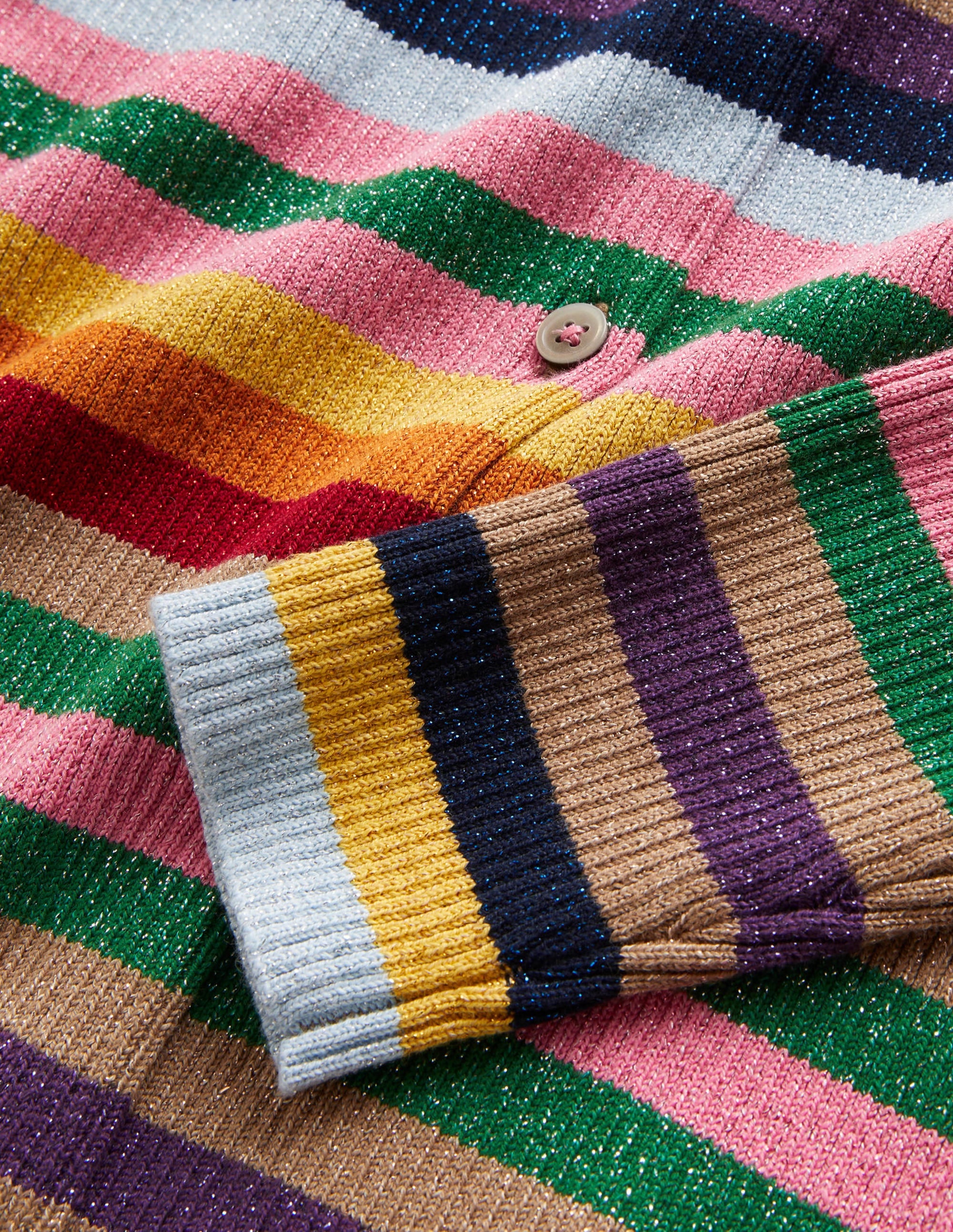  Sparkle Stripe Cardigan-Multi Stripe Sparkle、mySite、ashleygrahame