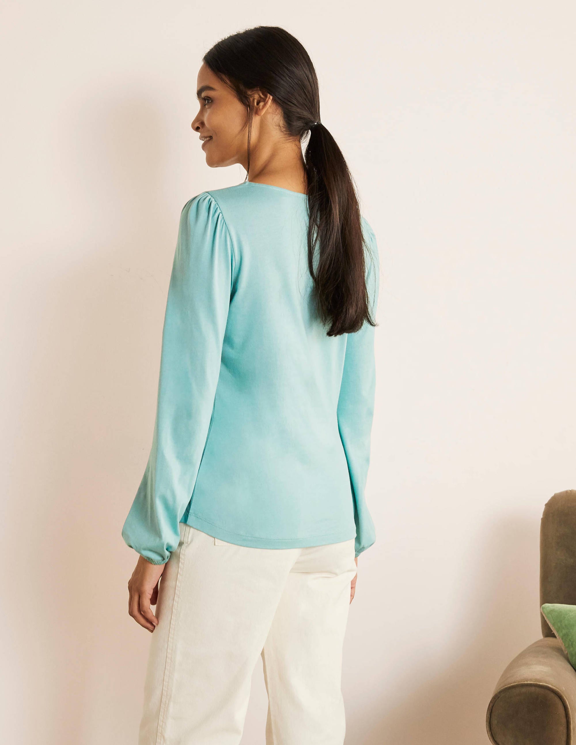  Supersoft Long Sleeve Top-Apple Mint、mySite、ashleygrahame