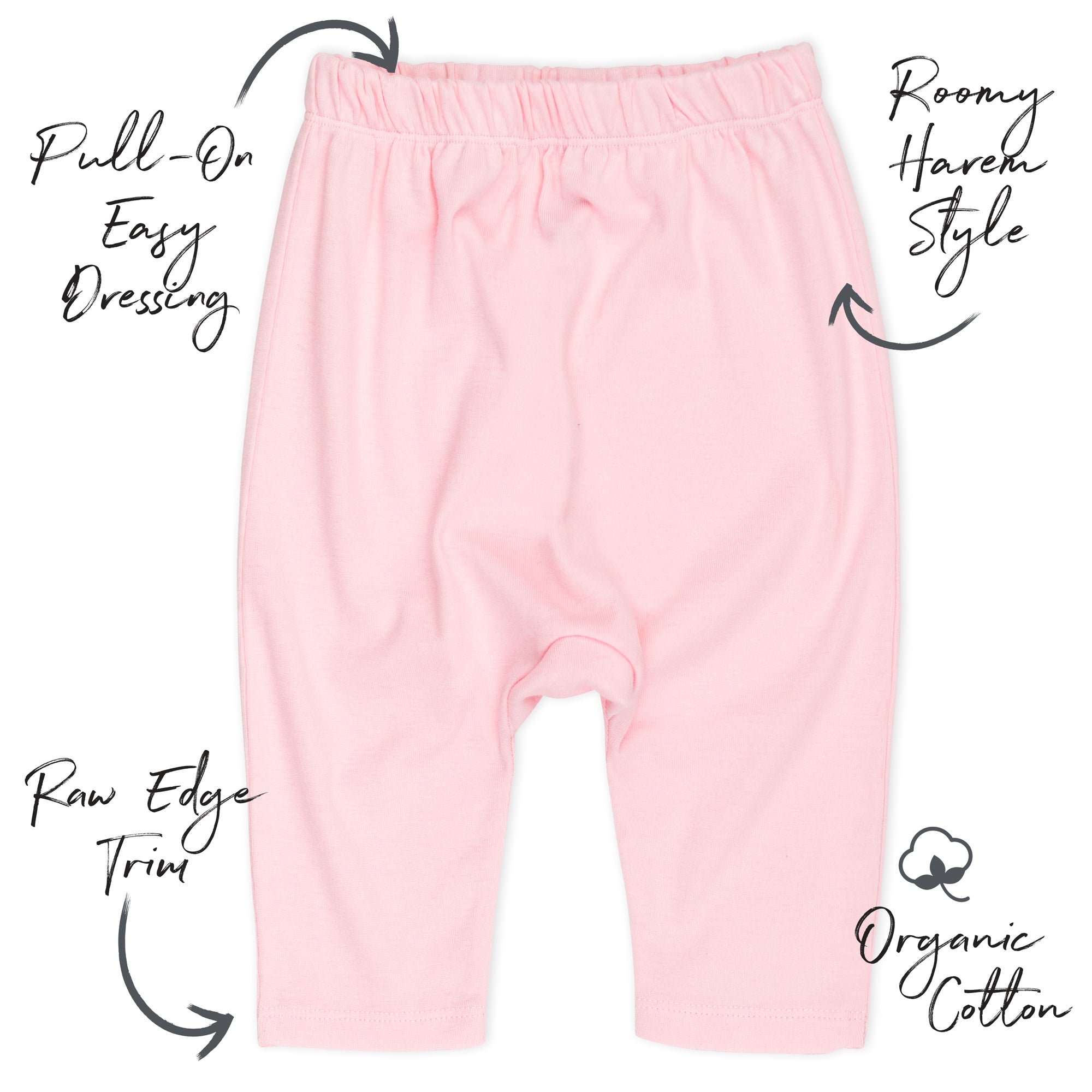  4-Pack Organic Cotton Harem Pants、mySite、layawaytickets