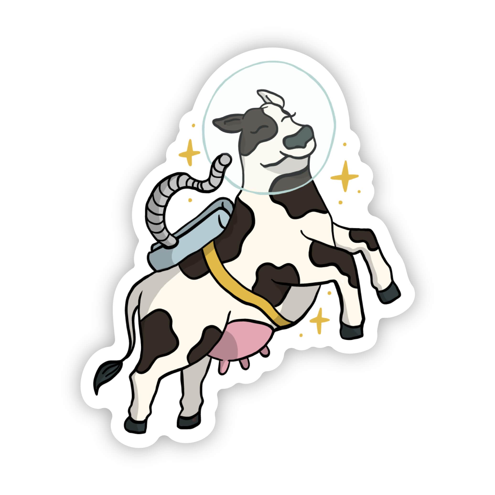  Cow Space Astronaut Sticker、mySite、elrpsem3k
