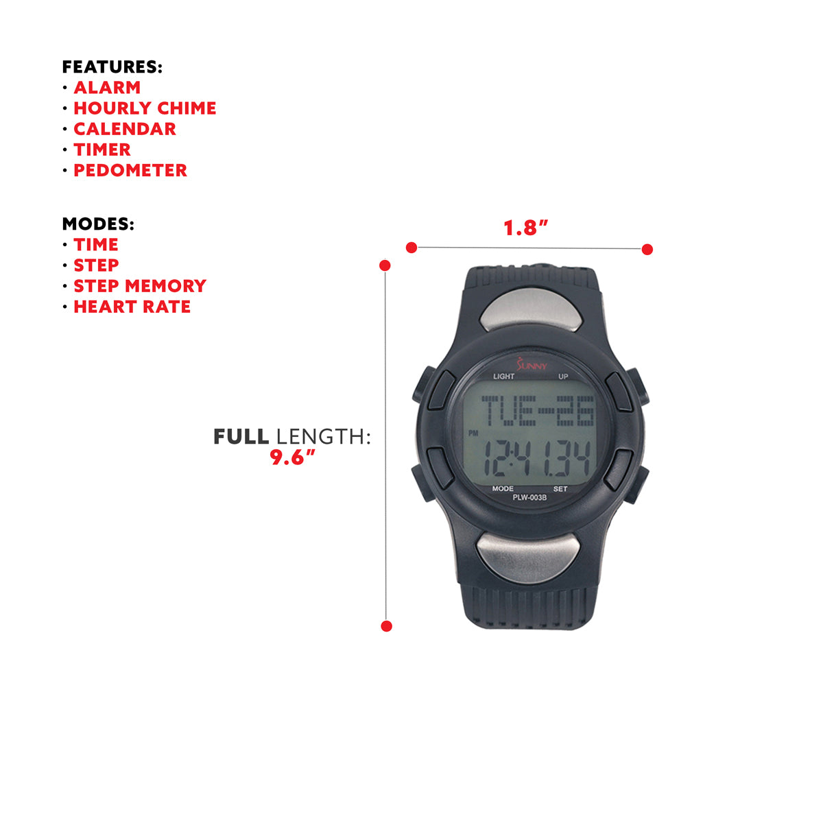  Wrist Pedometer Watch、mySite、ghnorth