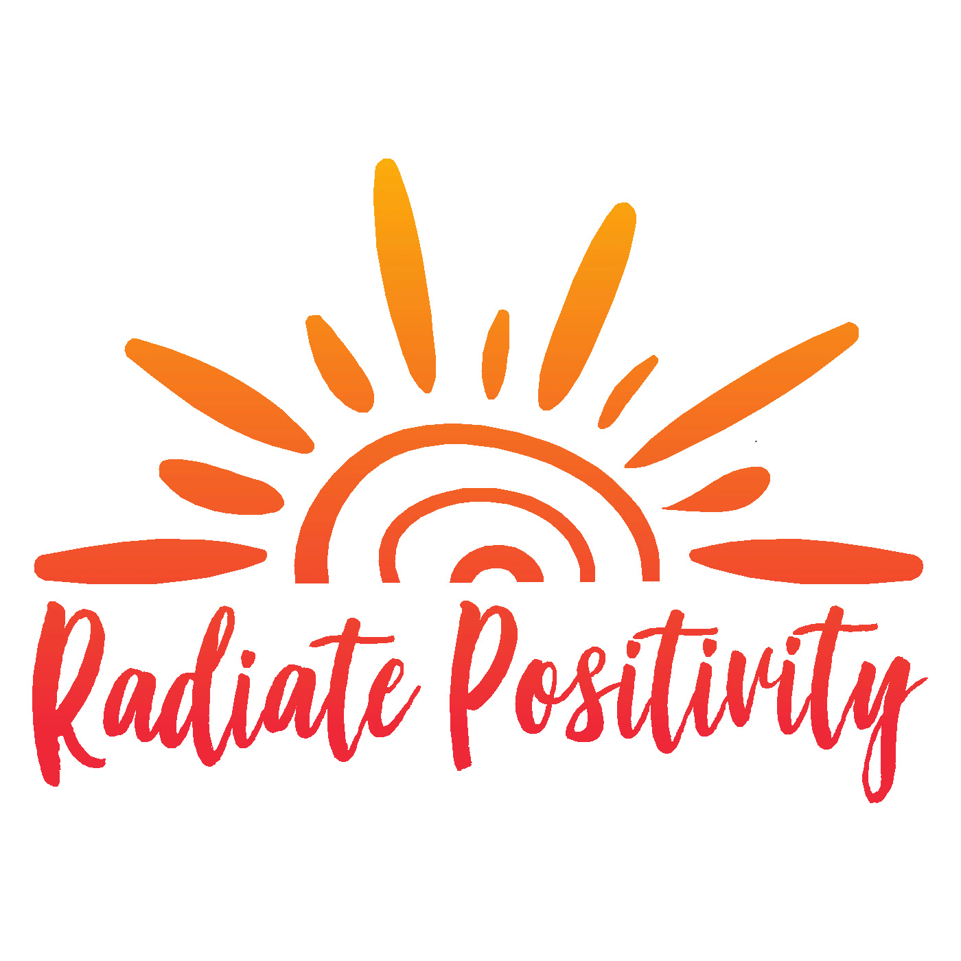 Radiate Positivity Vinyl Sticker Decal、mySite、ghnorth