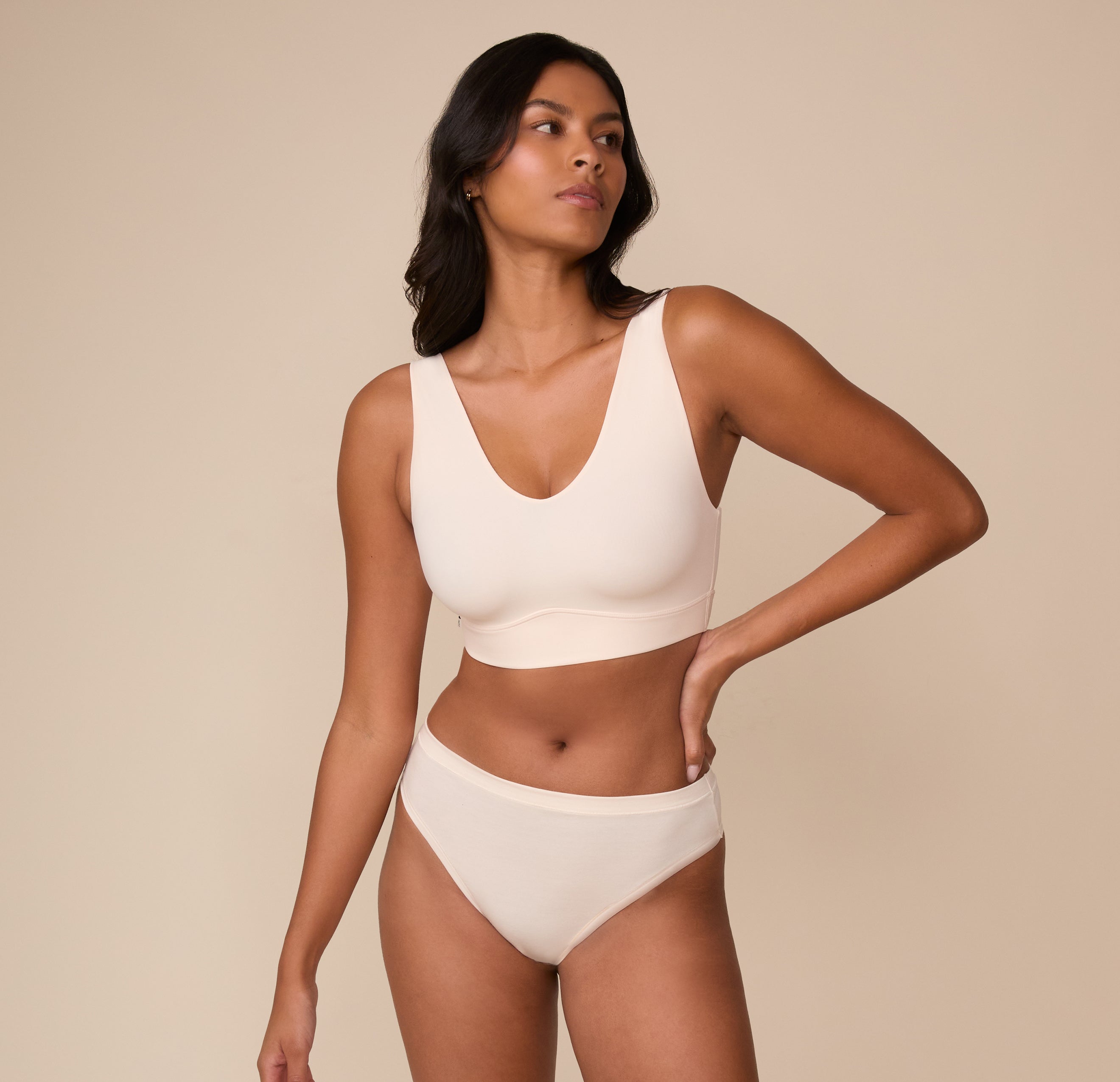 Cloud Cotton Highwaist Thong - Quartz、mySite、bengalsvssteelers