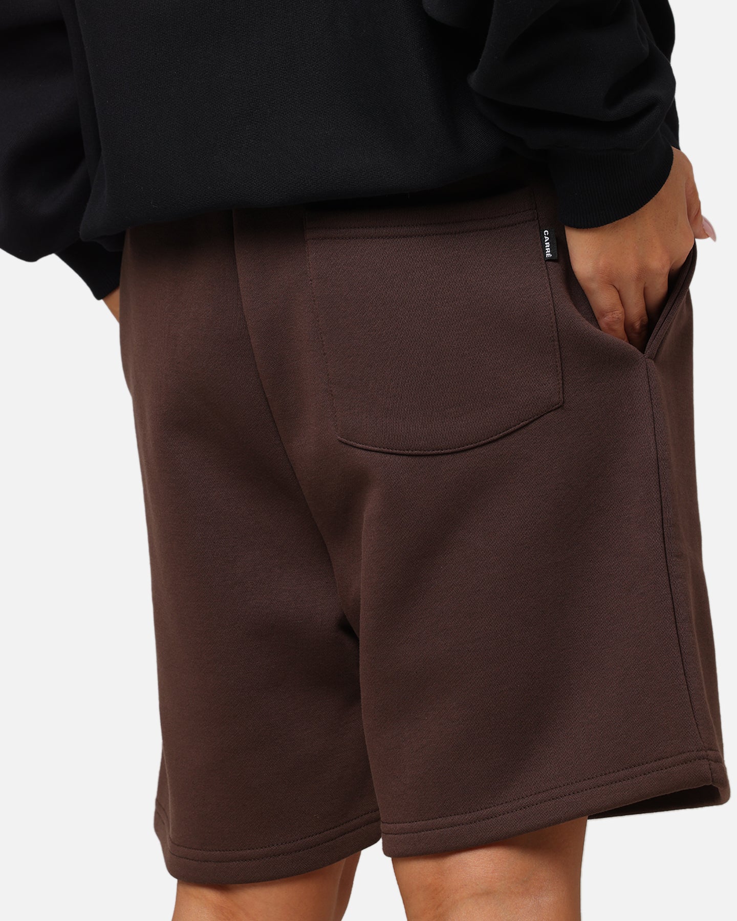 Carre Premium Essentials Sweat Shorts Chocolate、mySite、zt4zffjzw