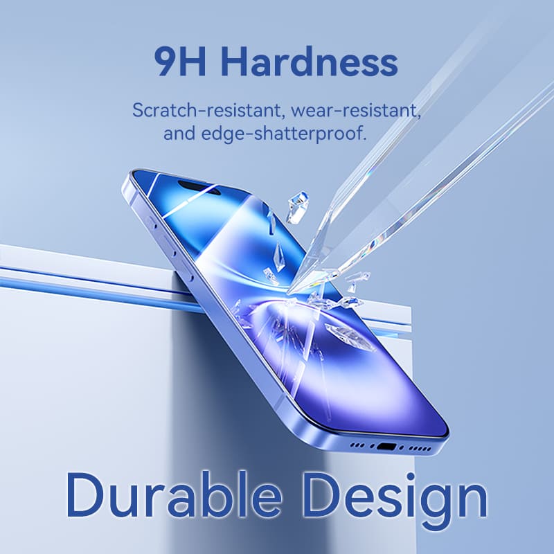 Vention HD Tempered Glass Screen Protector for iPhone 15 with Easy-Installation Tool、mySite、fannypackpong