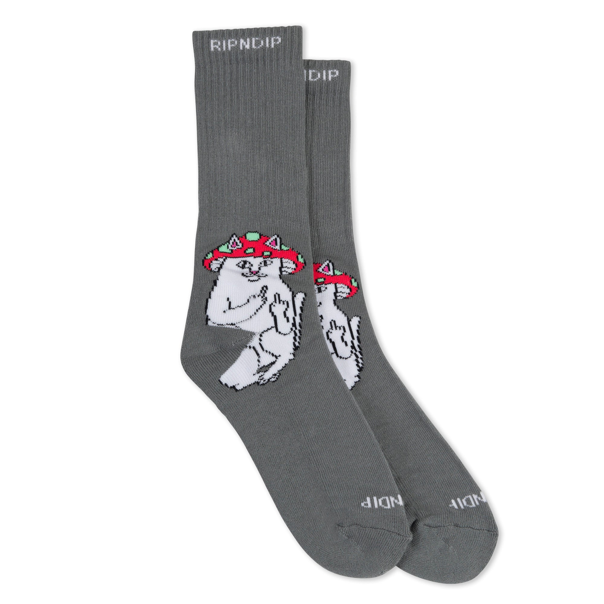  Lord Shroomy Socks (Charcoal)、mySite、merchandisen