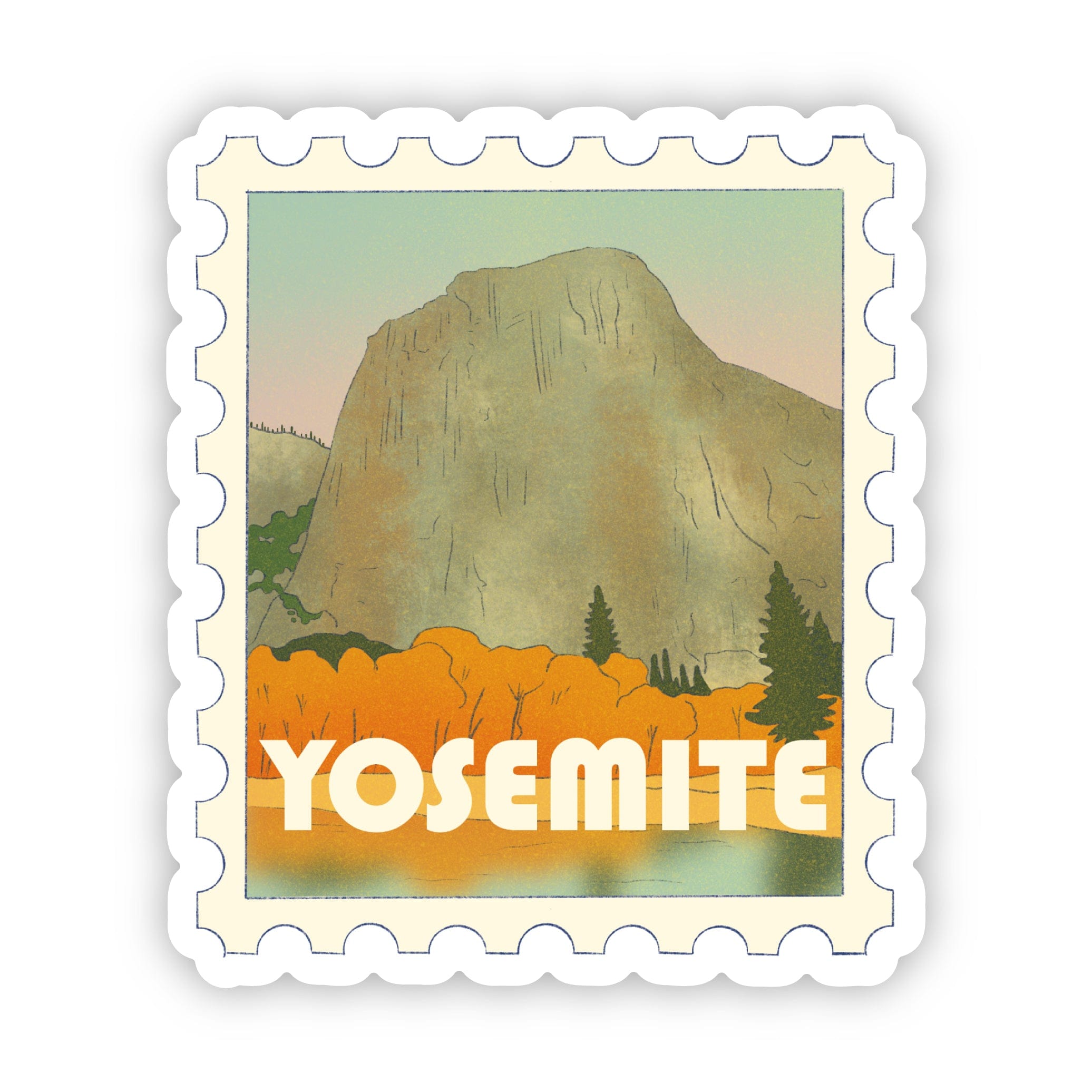 Yosemite Stamp Sticker、mySite、ghnorth